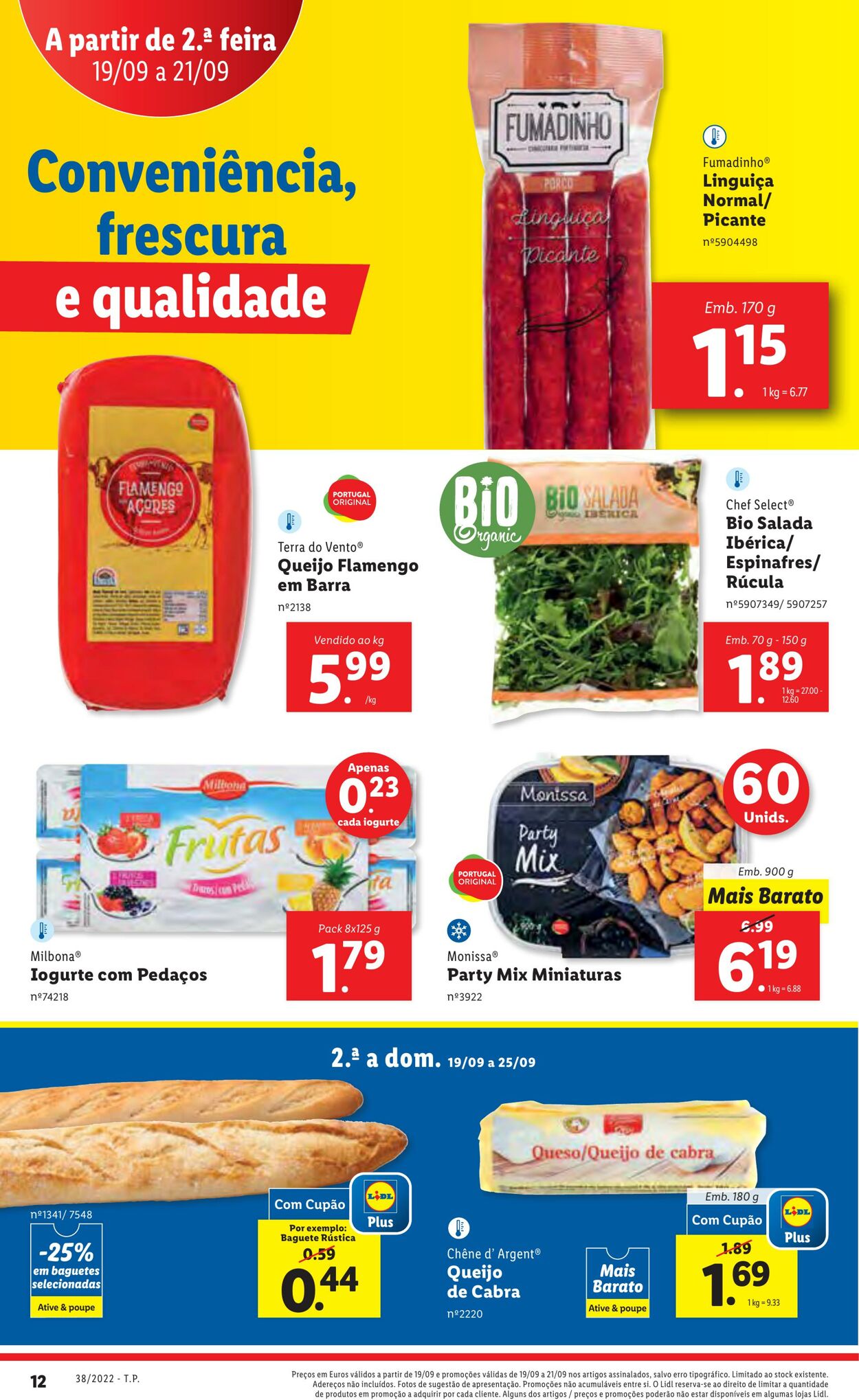 Folheto Lidl 19.09.2022 - 25.09.2022