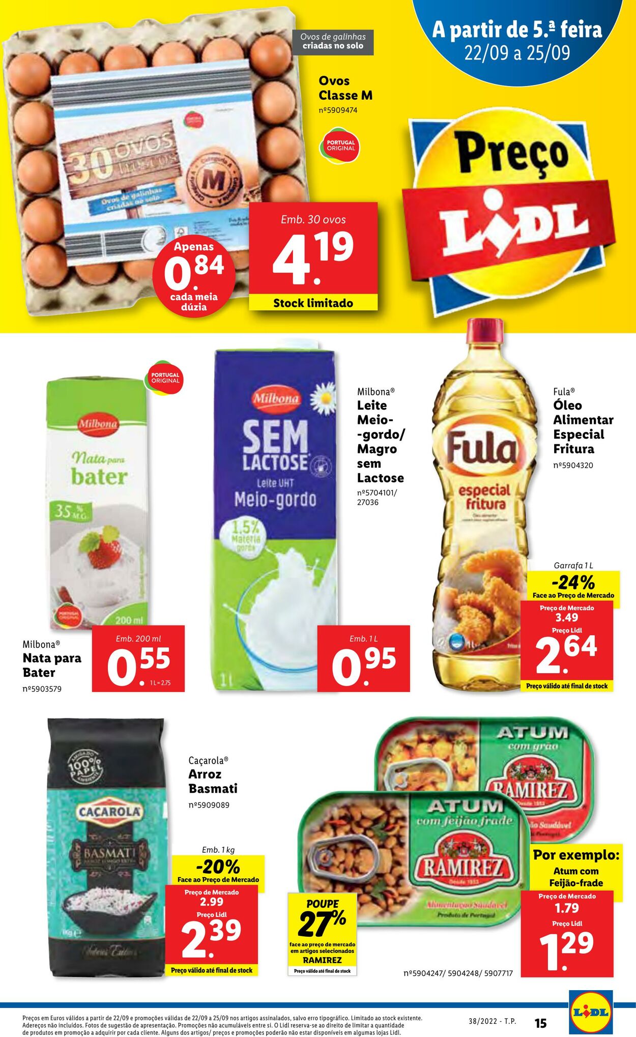 Folheto Lidl 19.09.2022 - 25.09.2022