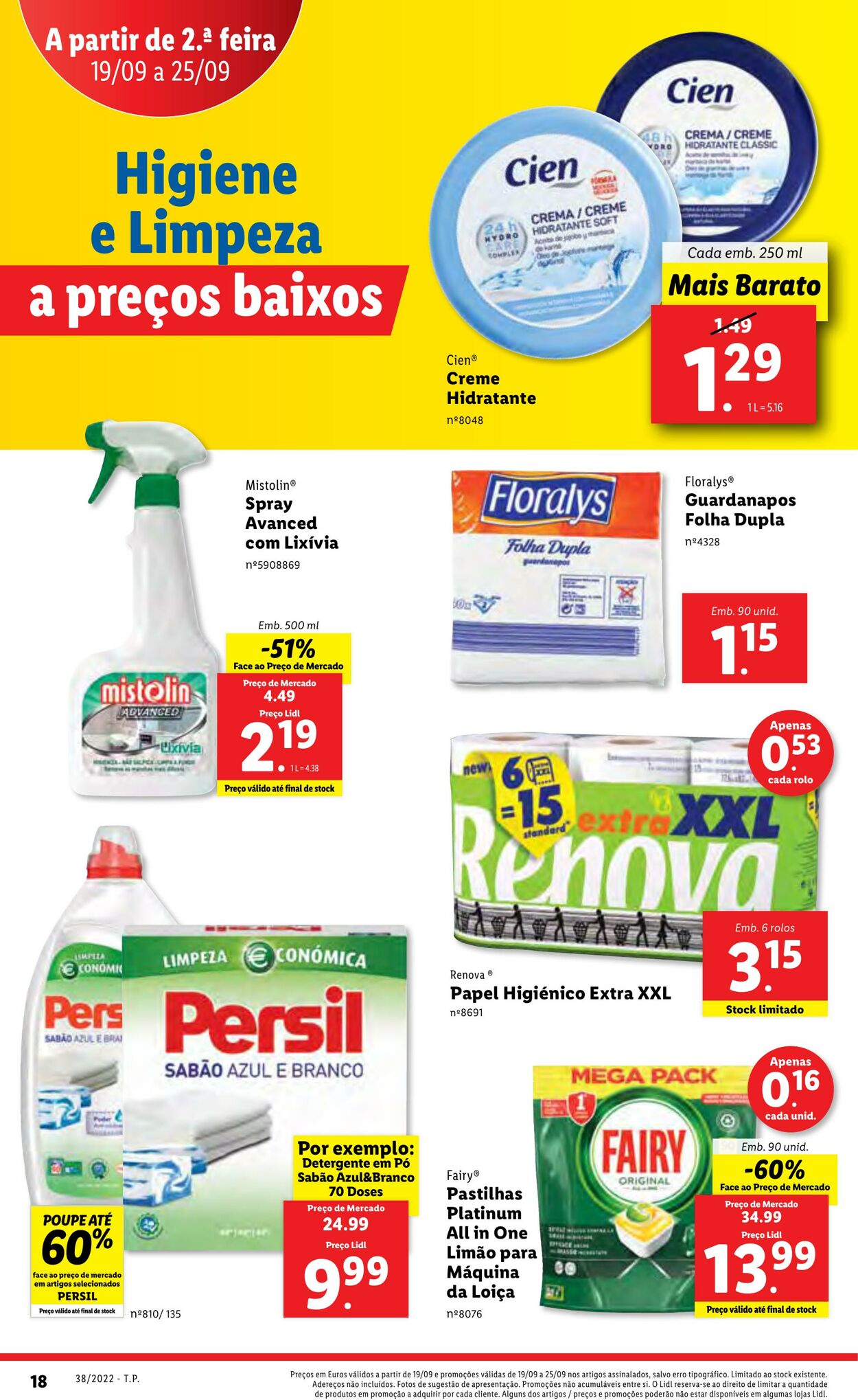 Folheto Lidl 19.09.2022 - 25.09.2022