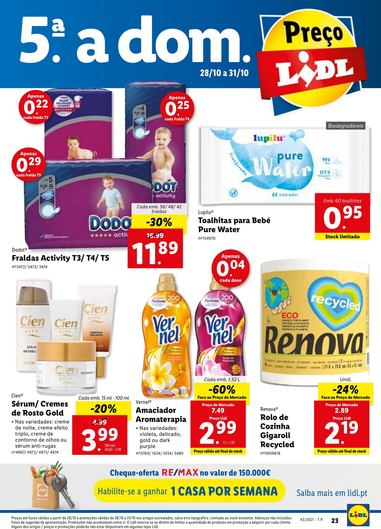 Folheto Lidl 24.10.2021 - 31.10.2021