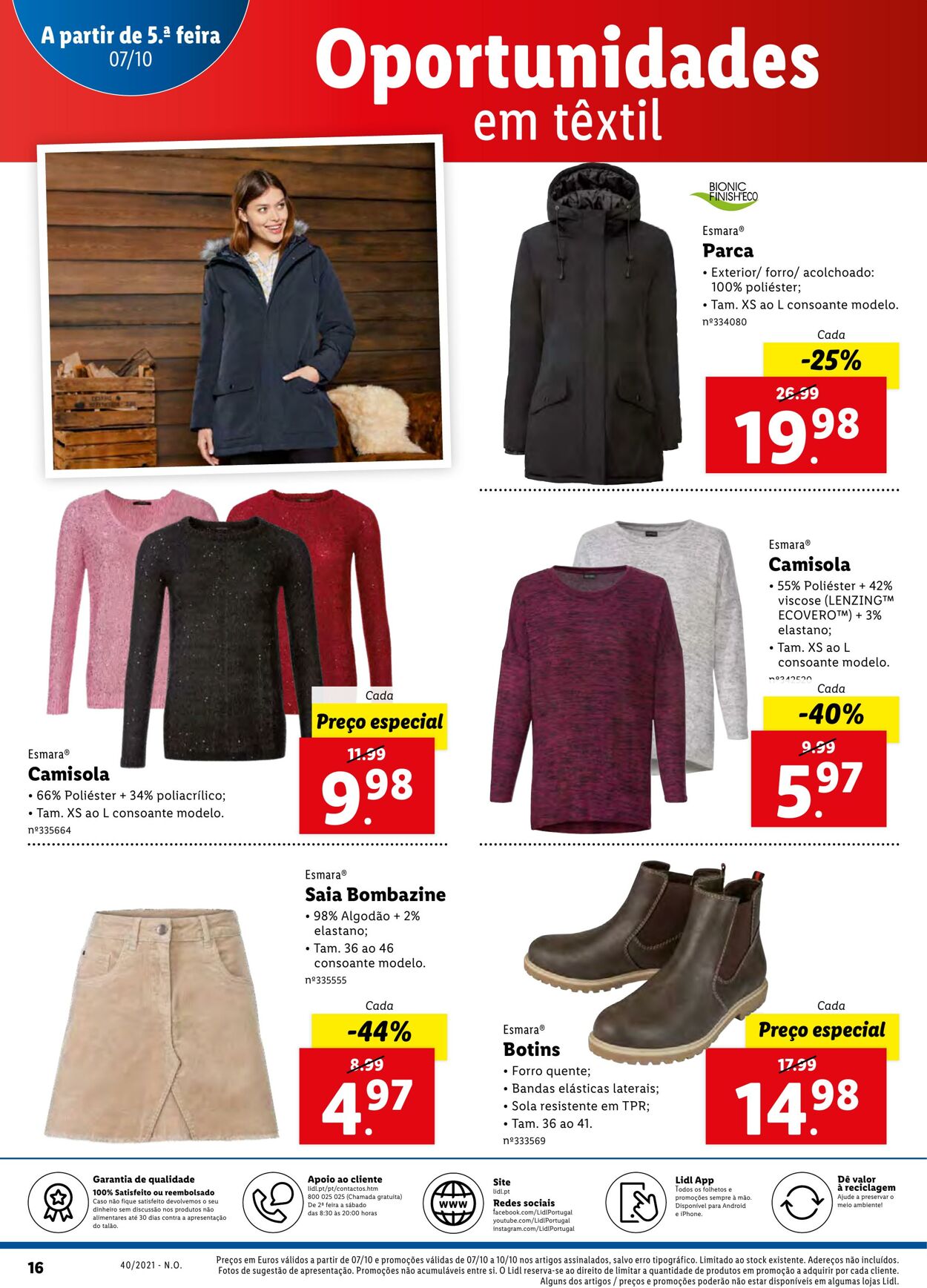 Folheto Lidl 04.10.2021 - 10.10.2021