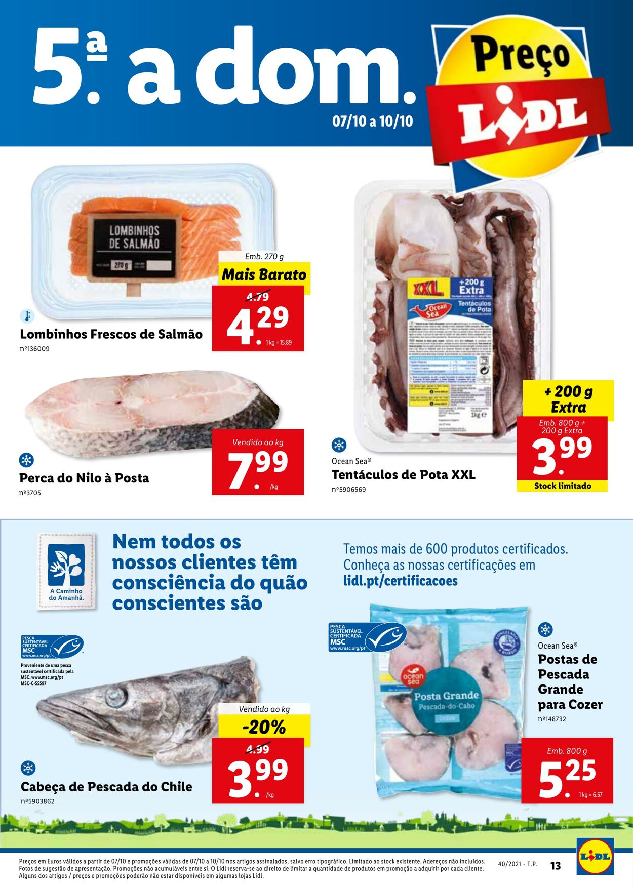 Folheto Lidl 04.10.2021 - 10.10.2021