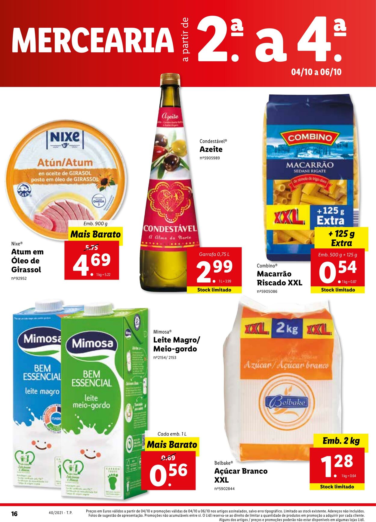 Folheto Lidl 04.10.2021 - 10.10.2021