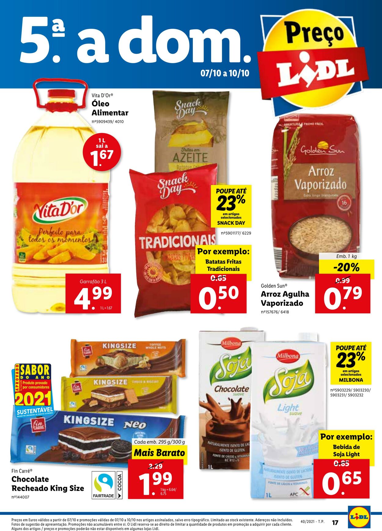 Folheto Lidl 04.10.2021 - 10.10.2021