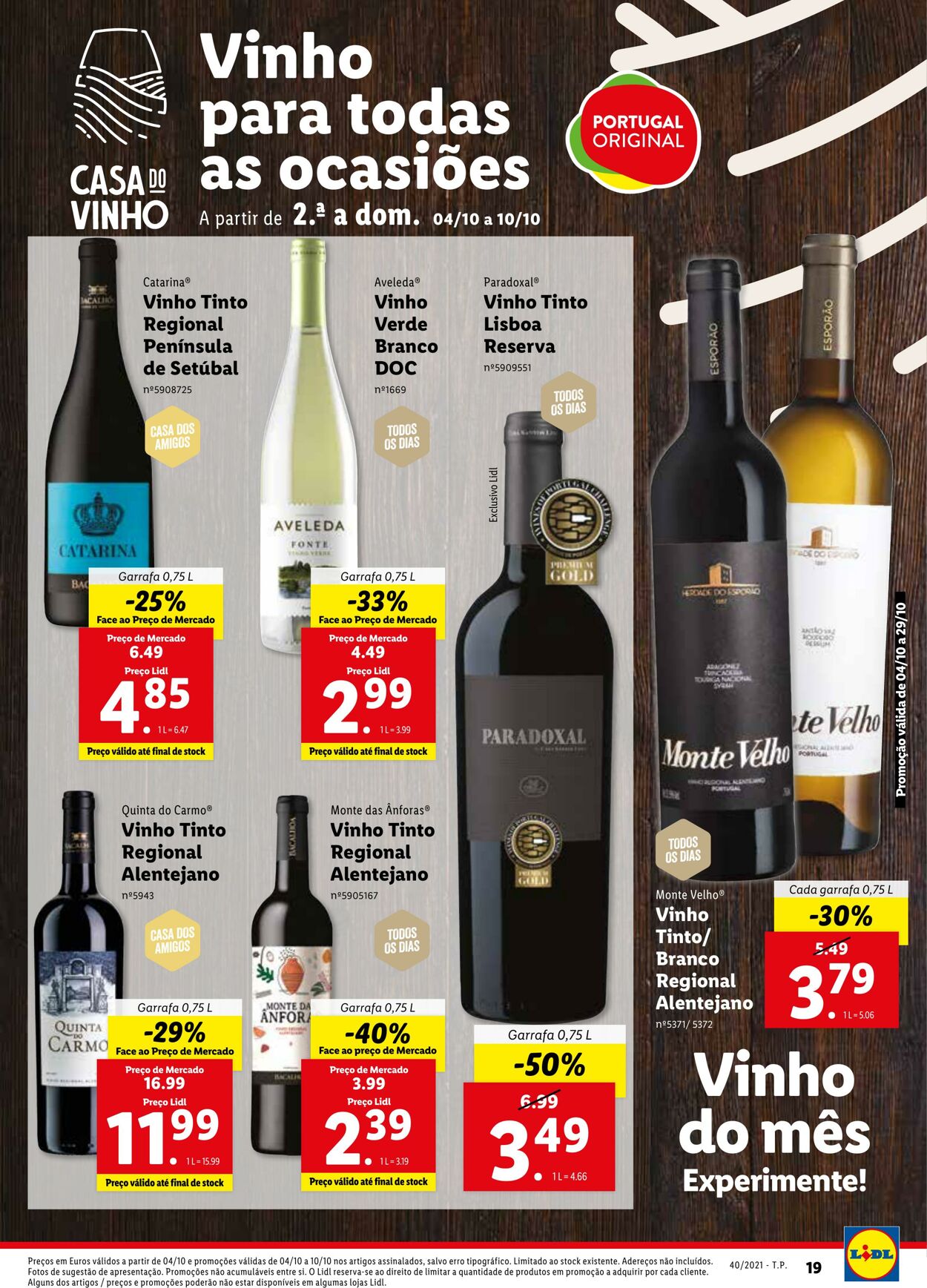 Folheto Lidl 04.10.2021 - 10.10.2021