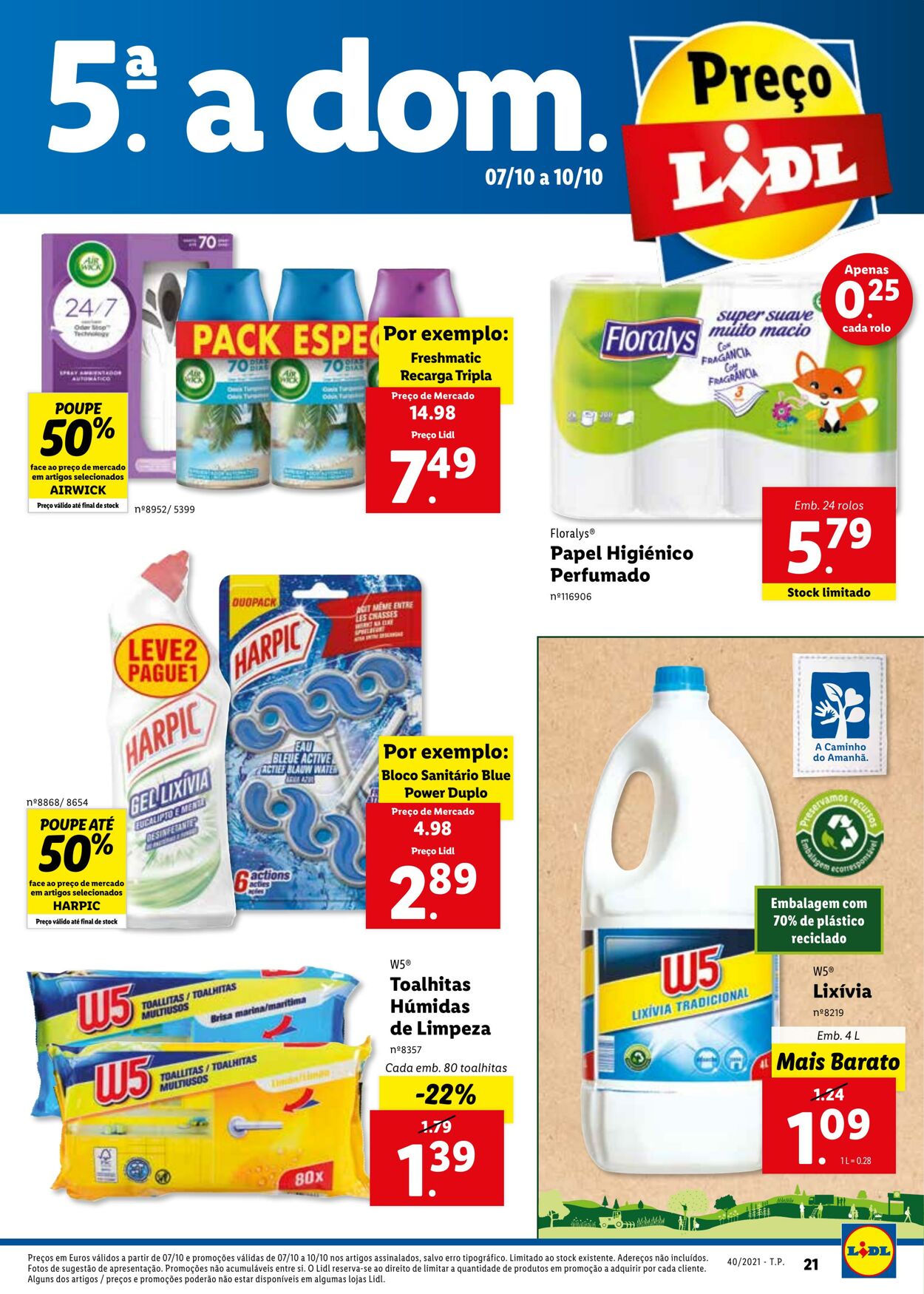 Folheto Lidl 04.10.2021 - 10.10.2021