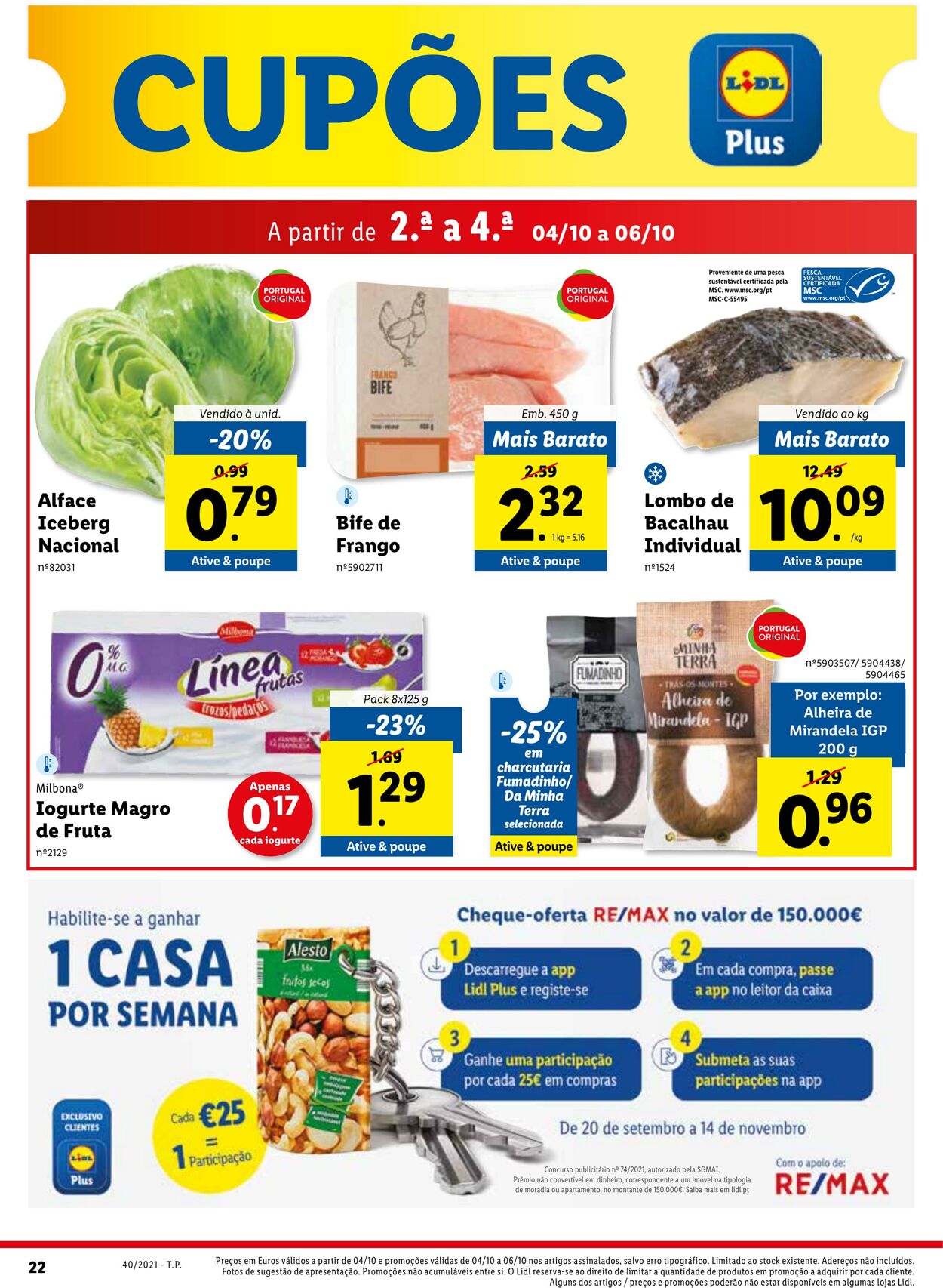 Folheto Lidl 04.10.2021 - 10.10.2021