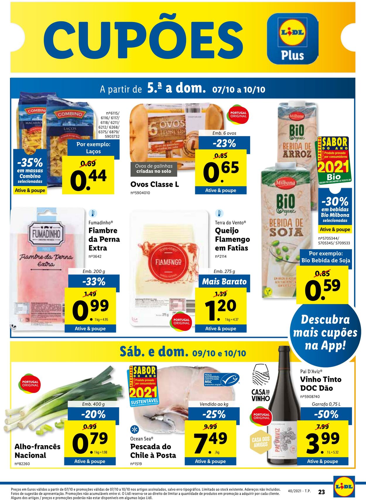 Folheto Lidl 04.10.2021 - 10.10.2021