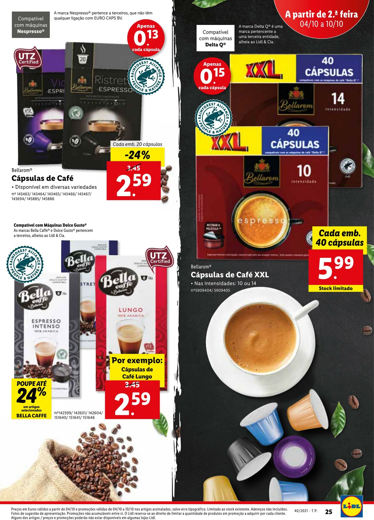 Folheto Lidl 04.10.2021 - 10.10.2021