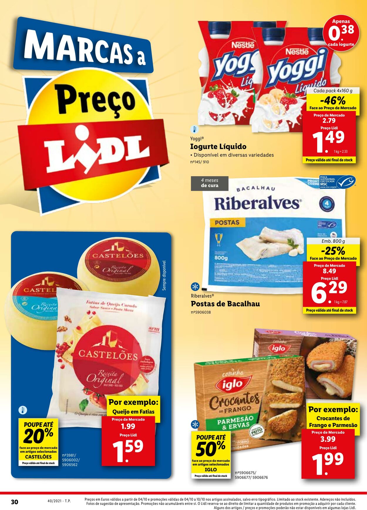 Folheto Lidl 04.10.2021 - 10.10.2021