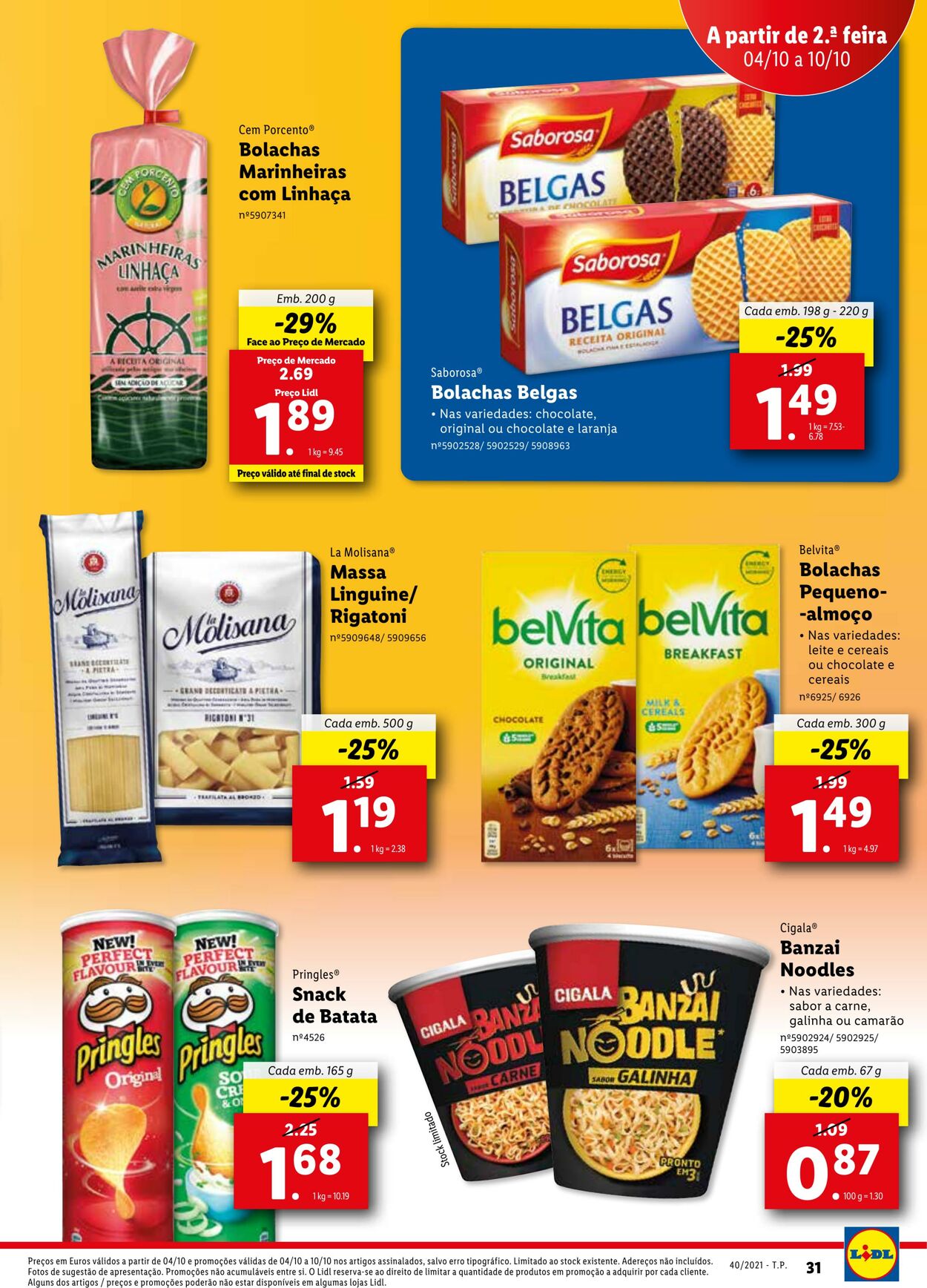 Folheto Lidl 04.10.2021 - 10.10.2021