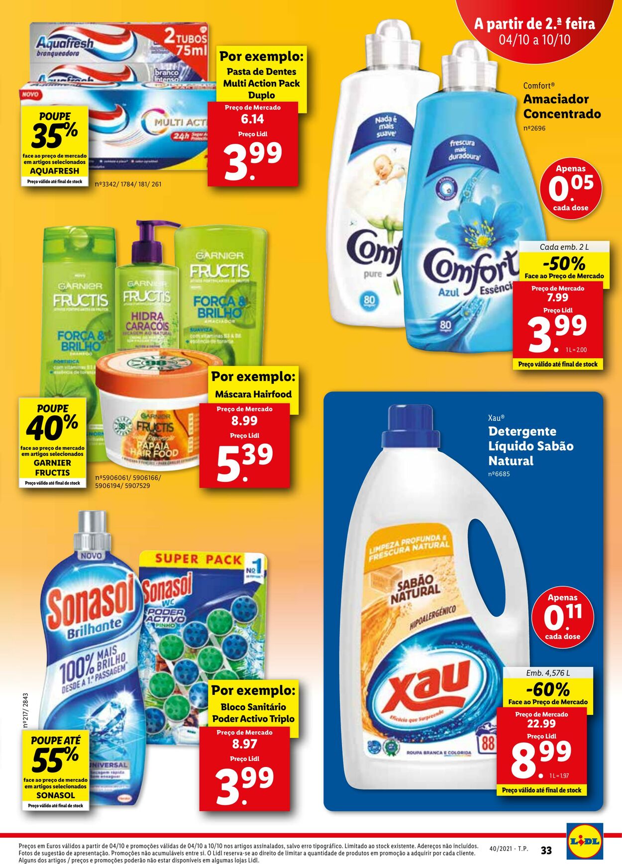 Folheto Lidl 04.10.2021 - 10.10.2021