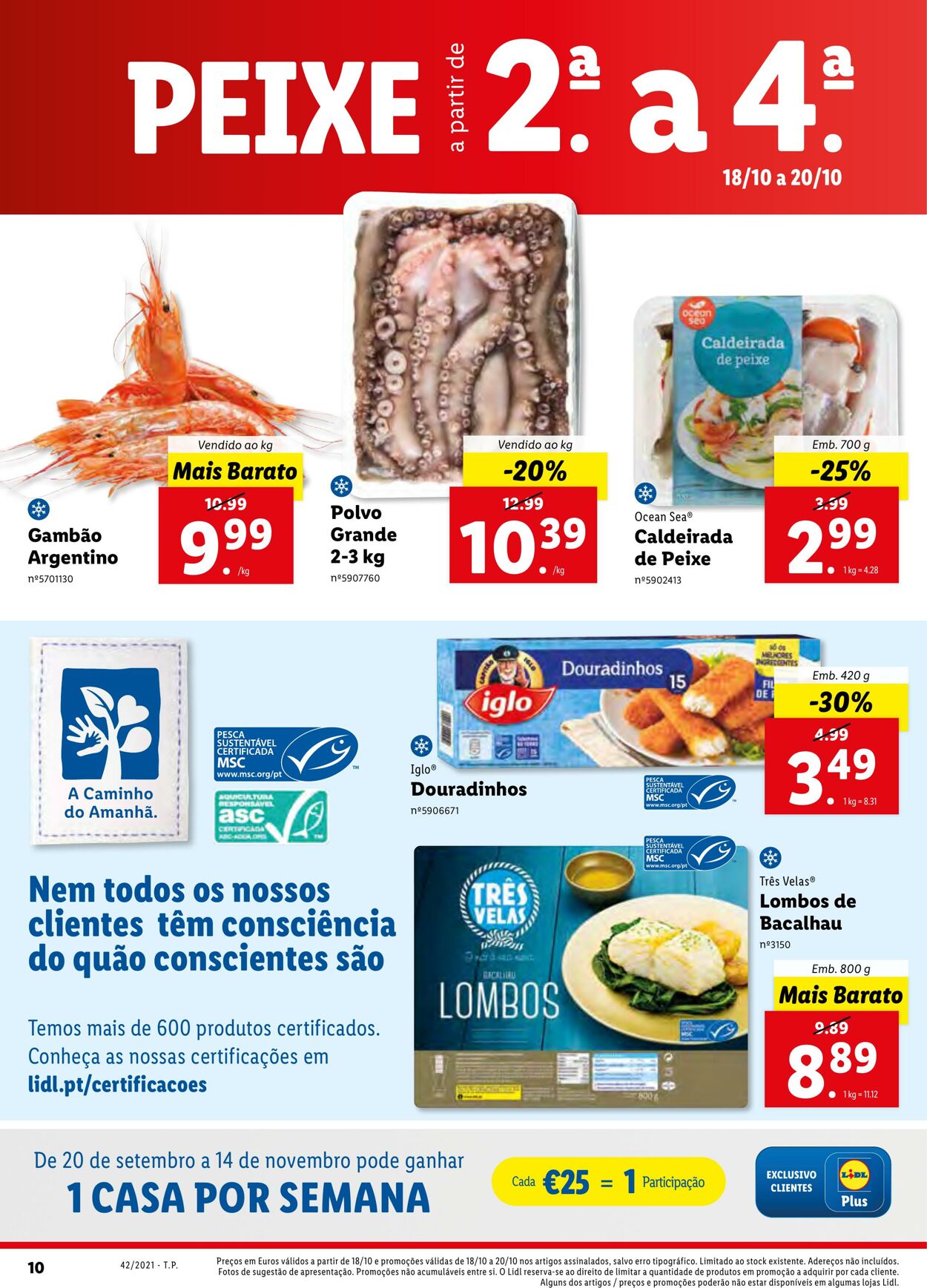 Folheto Lidl 18.10.2021 - 25.10.2021