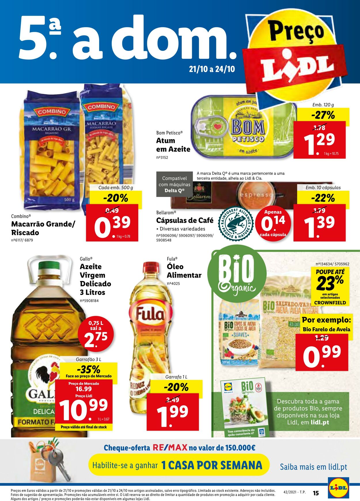 Folheto Lidl 18.10.2021 - 25.10.2021