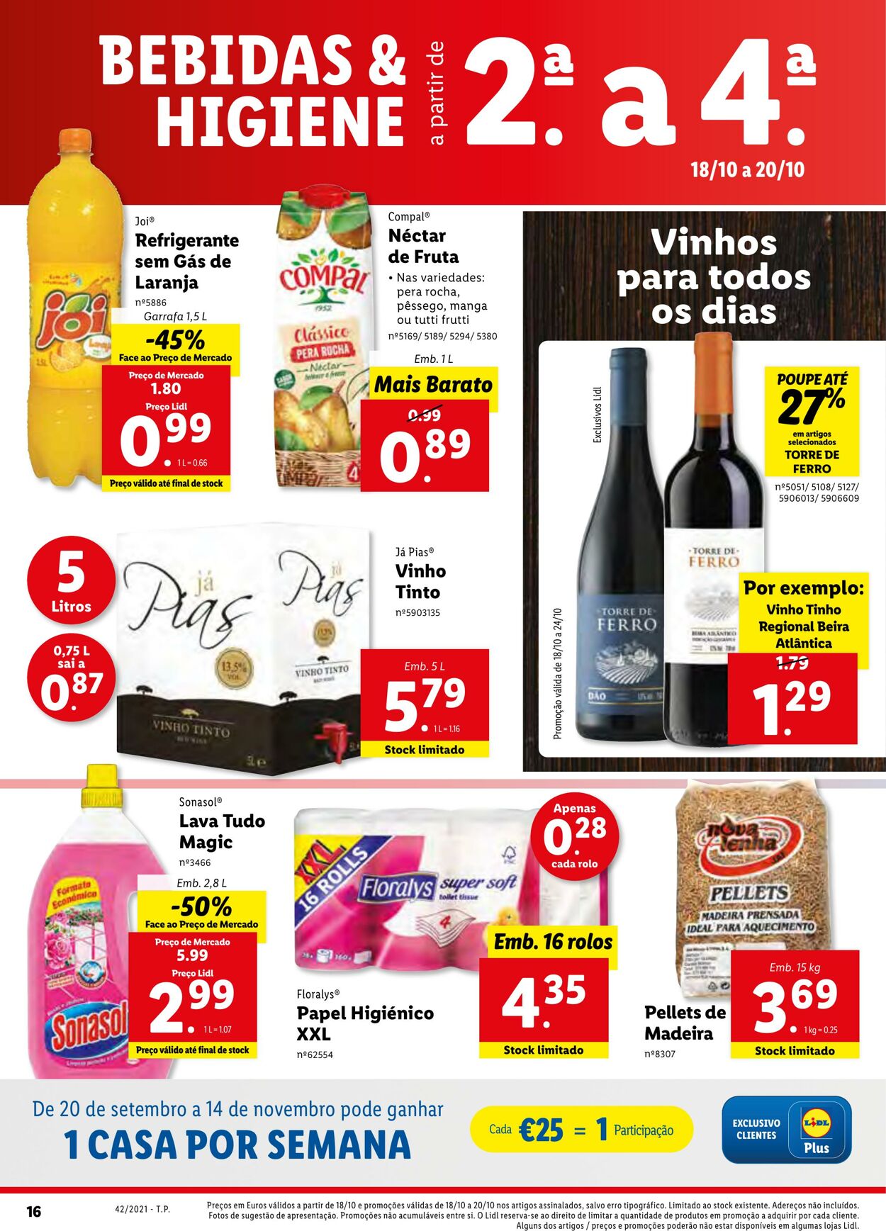 Folheto Lidl 18.10.2021 - 25.10.2021