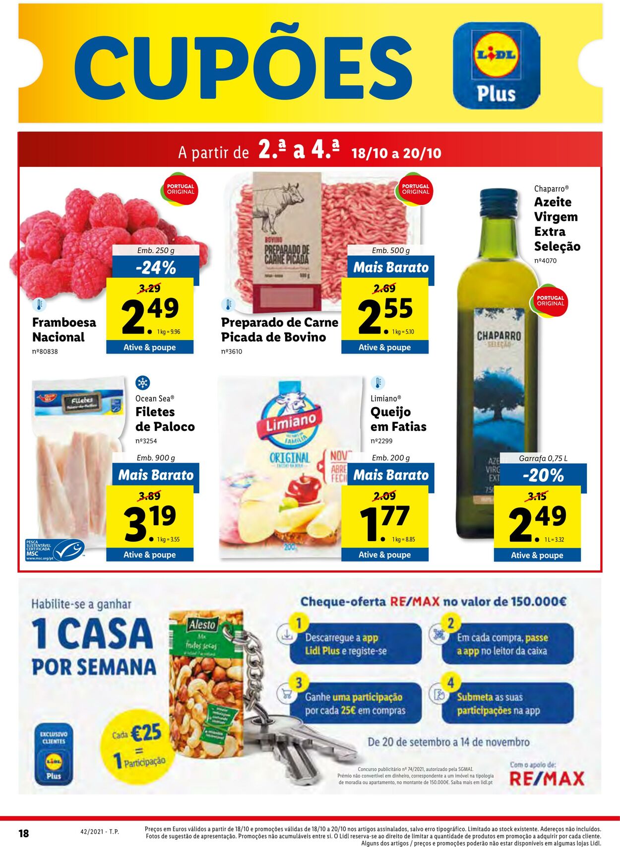 Folheto Lidl 18.10.2021 - 25.10.2021