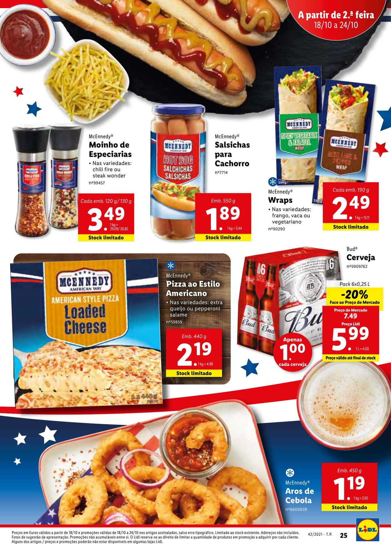 Folheto Lidl 18.10.2021 - 25.10.2021