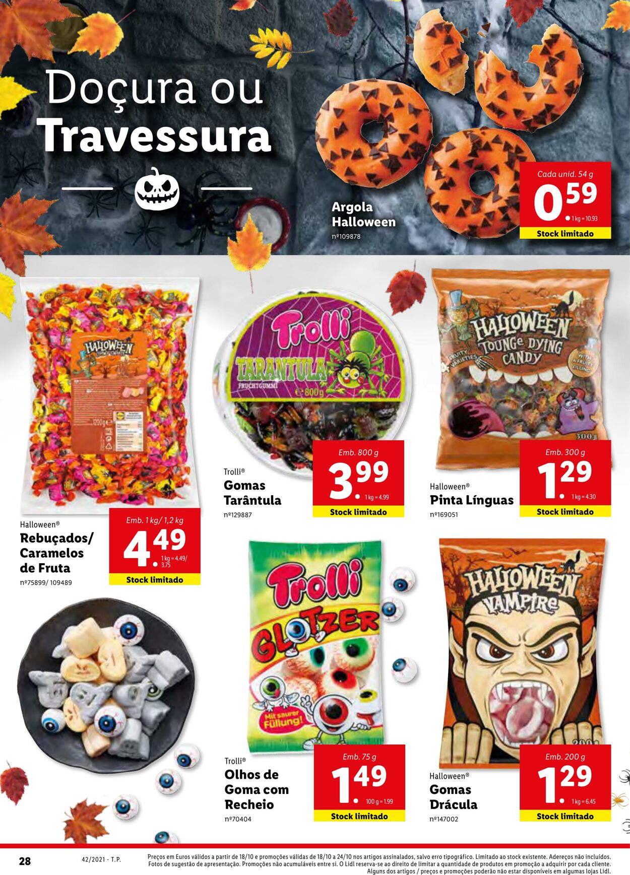 Folheto Lidl 18.10.2021 - 25.10.2021