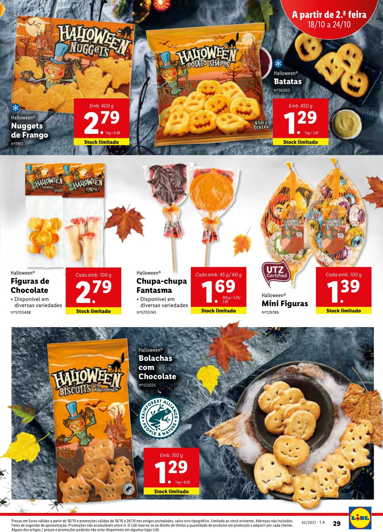 Folheto Lidl 18.10.2021 - 25.10.2021