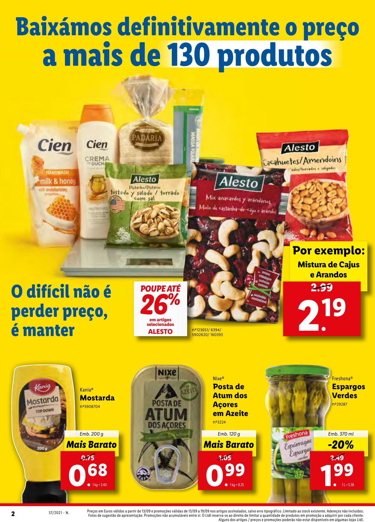 Folheto Lidl 13.09.2021 - 19.09.2021