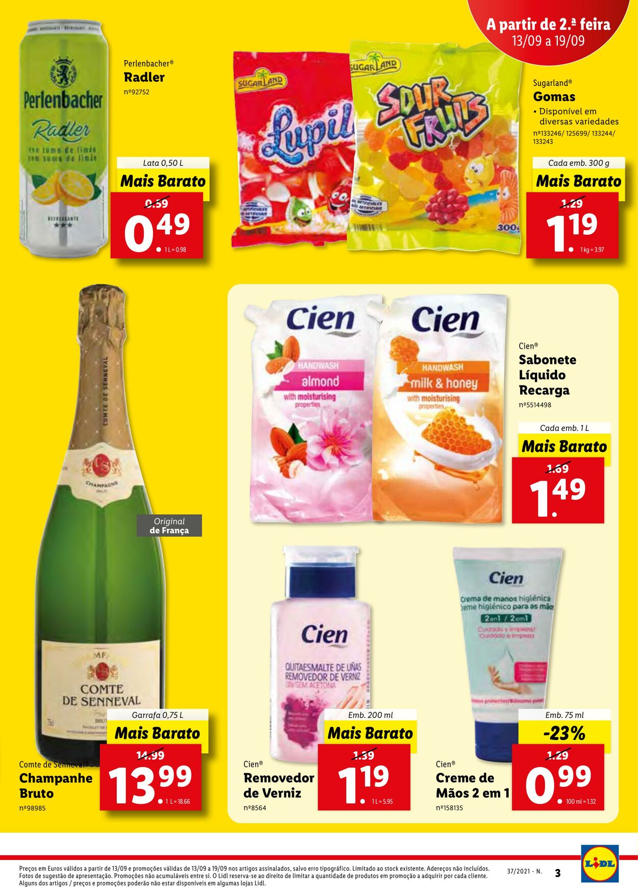 Folheto Lidl 13.09.2021 - 19.09.2021