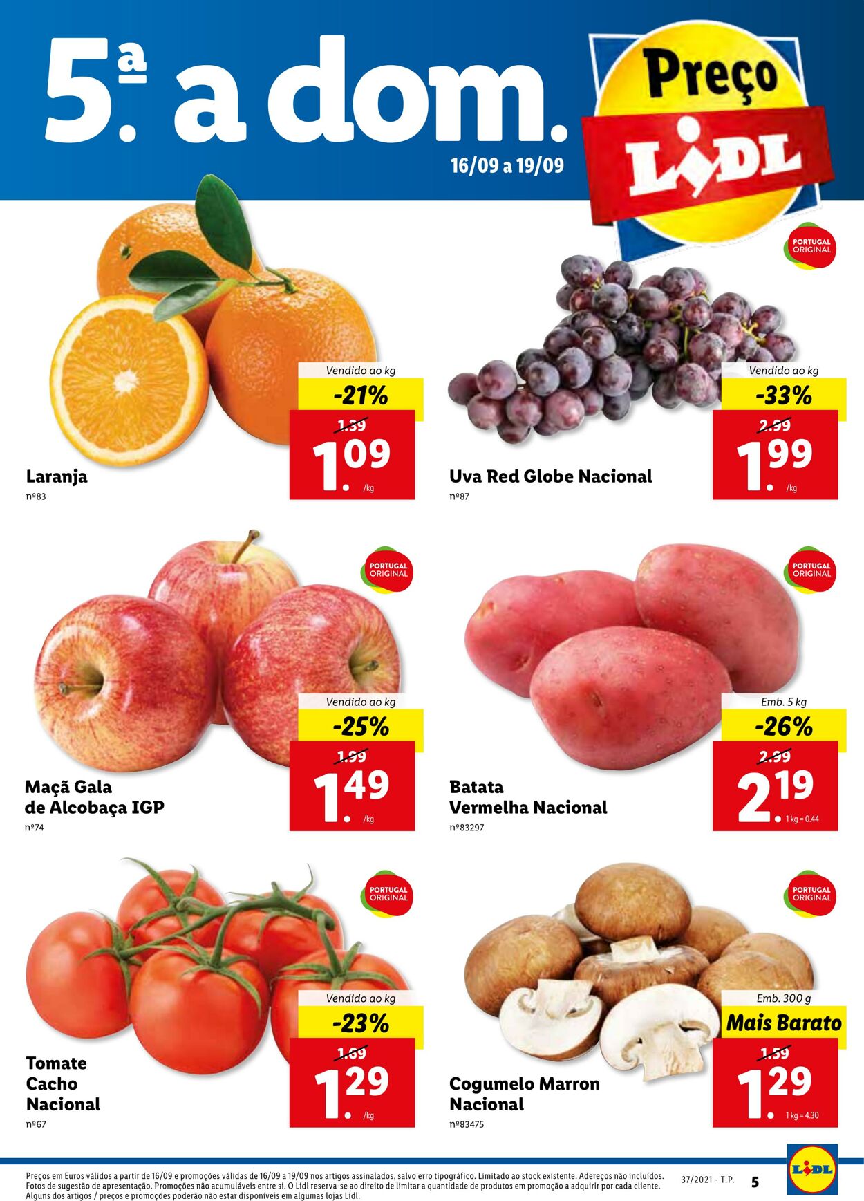 Folheto Lidl 13.09.2021 - 19.09.2021