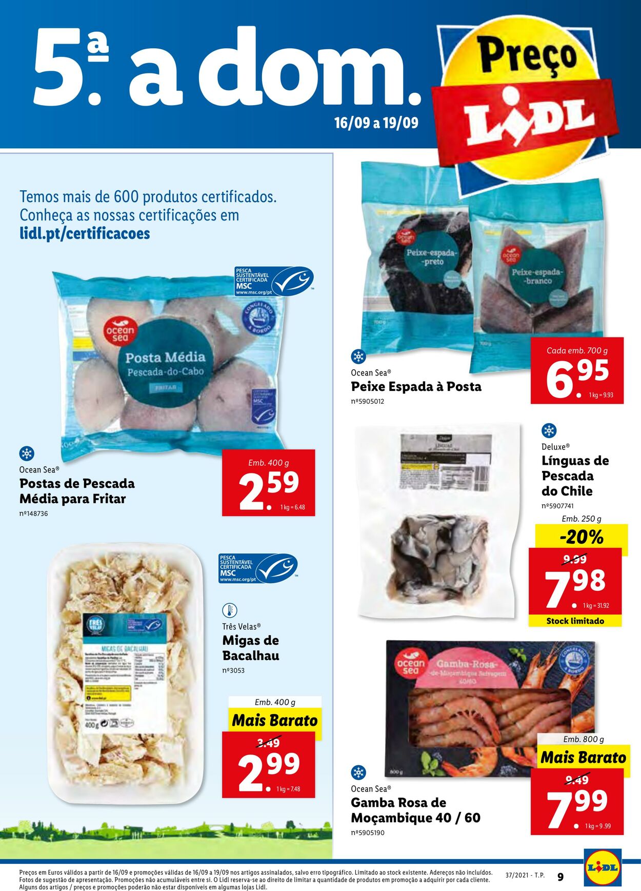 Folheto Lidl 13.09.2021 - 19.09.2021