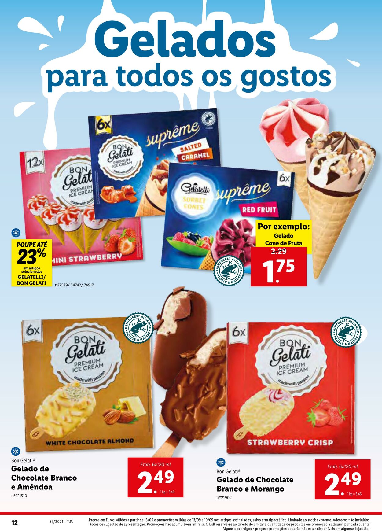 Folheto Lidl 13.09.2021 - 19.09.2021