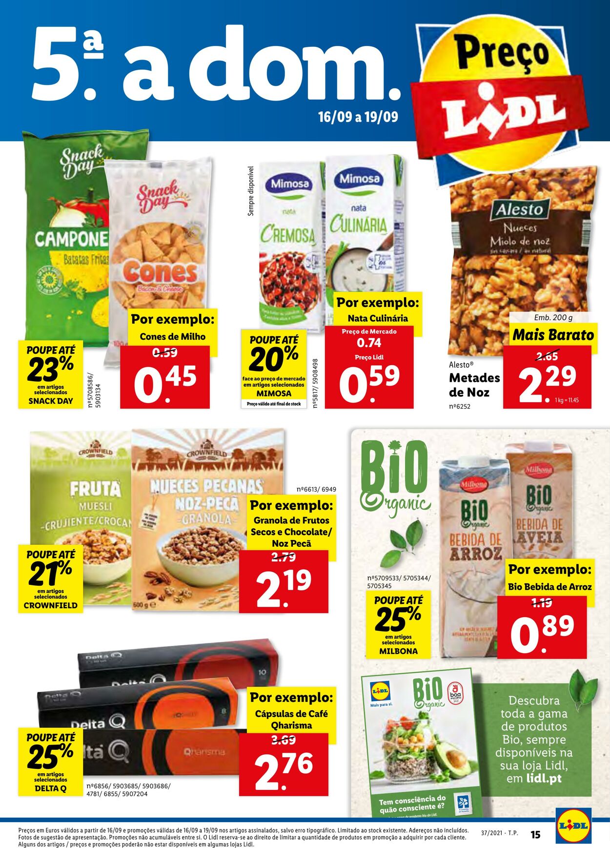 Folheto Lidl 13.09.2021 - 19.09.2021