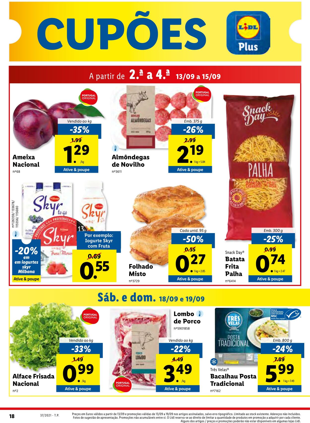 Folheto Lidl 13.09.2021 - 19.09.2021