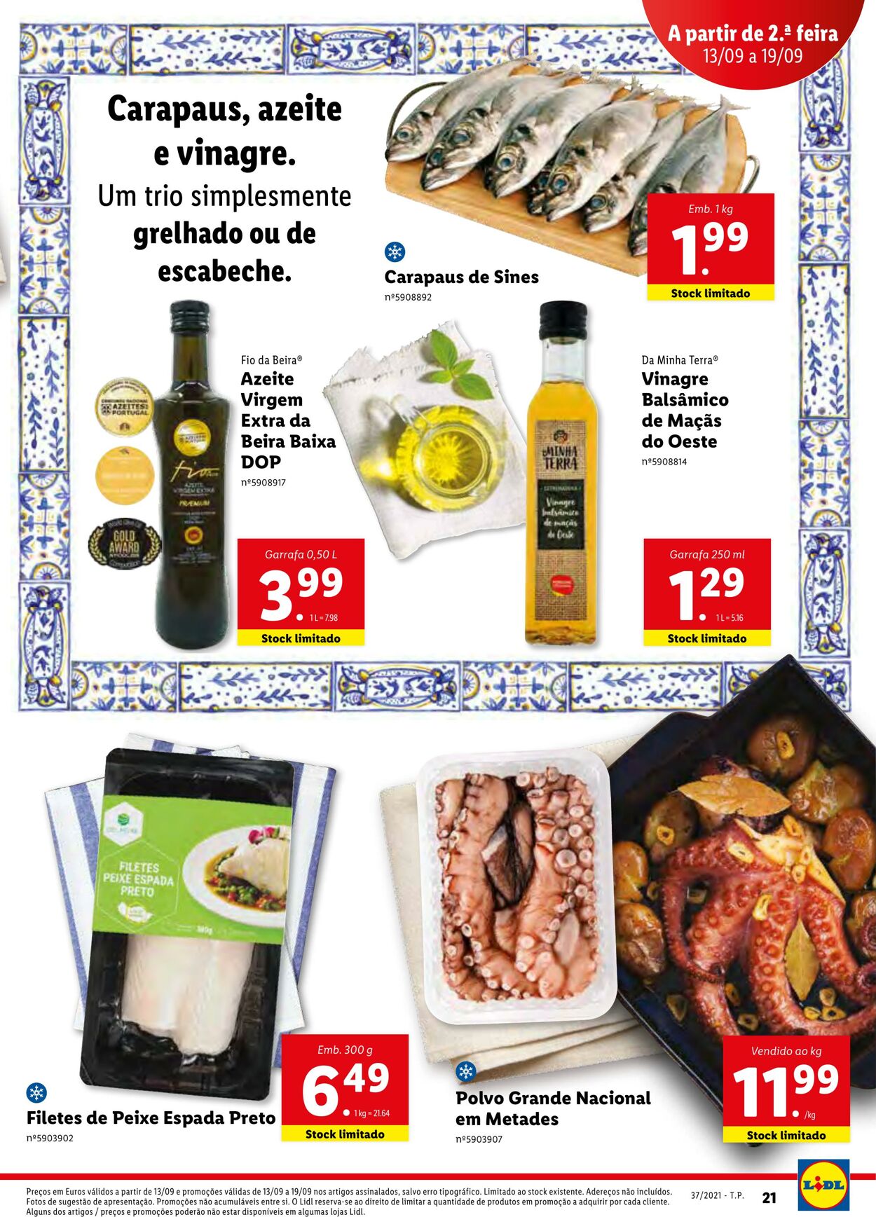 Folheto Lidl 13.09.2021 - 19.09.2021