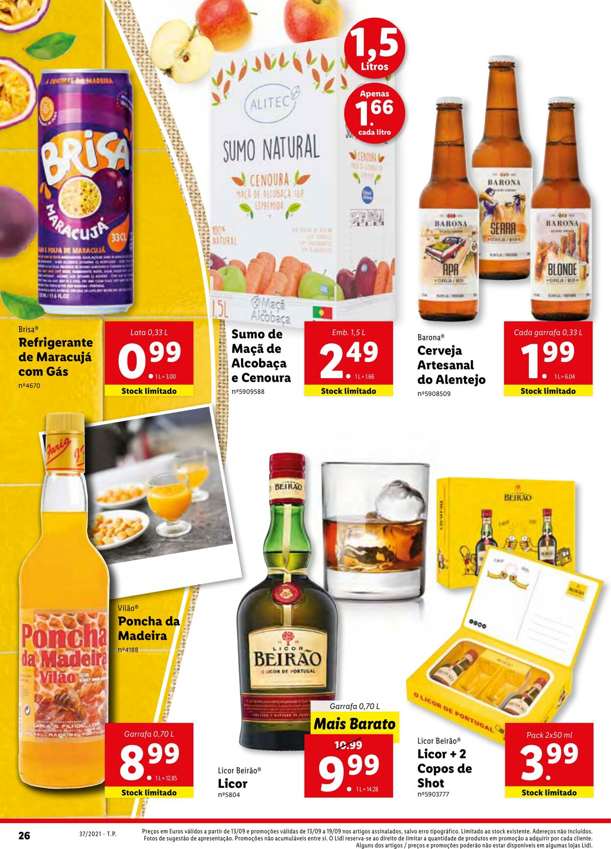 Folheto Lidl 13.09.2021 - 19.09.2021