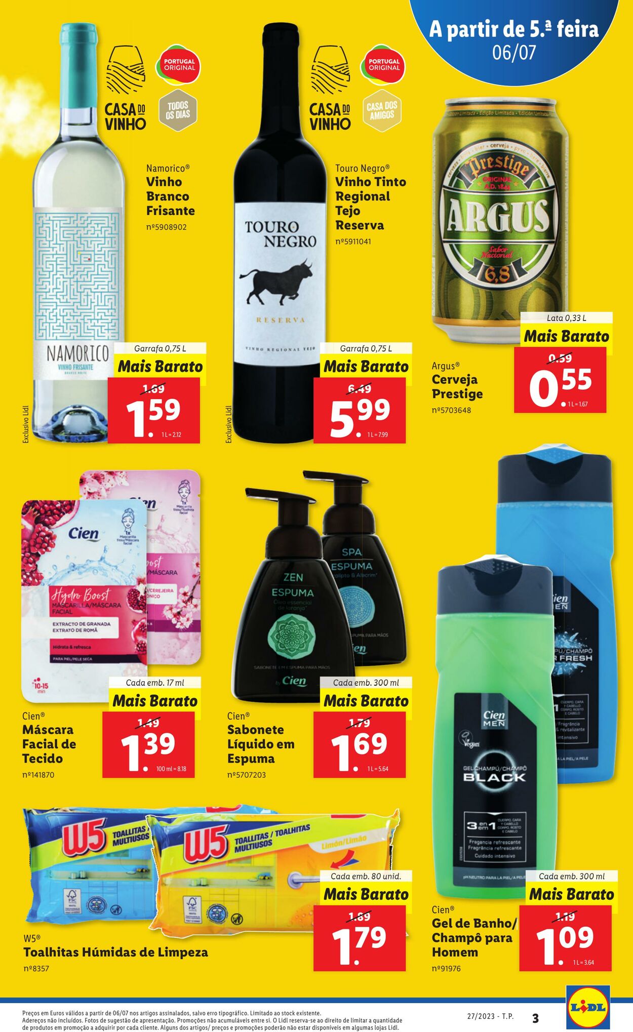 Folheto Lidl 06.07.2023 - 13.07.2023