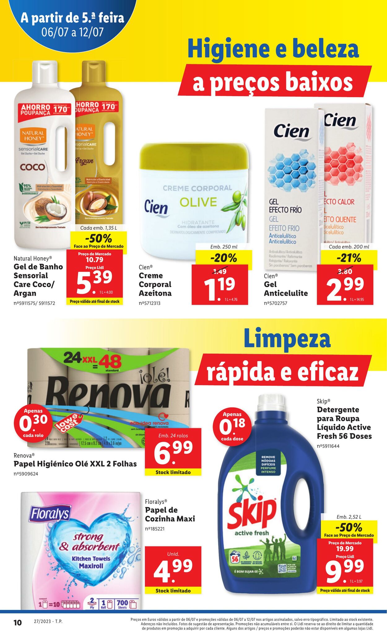 Folheto Lidl 06.07.2023 - 13.07.2023