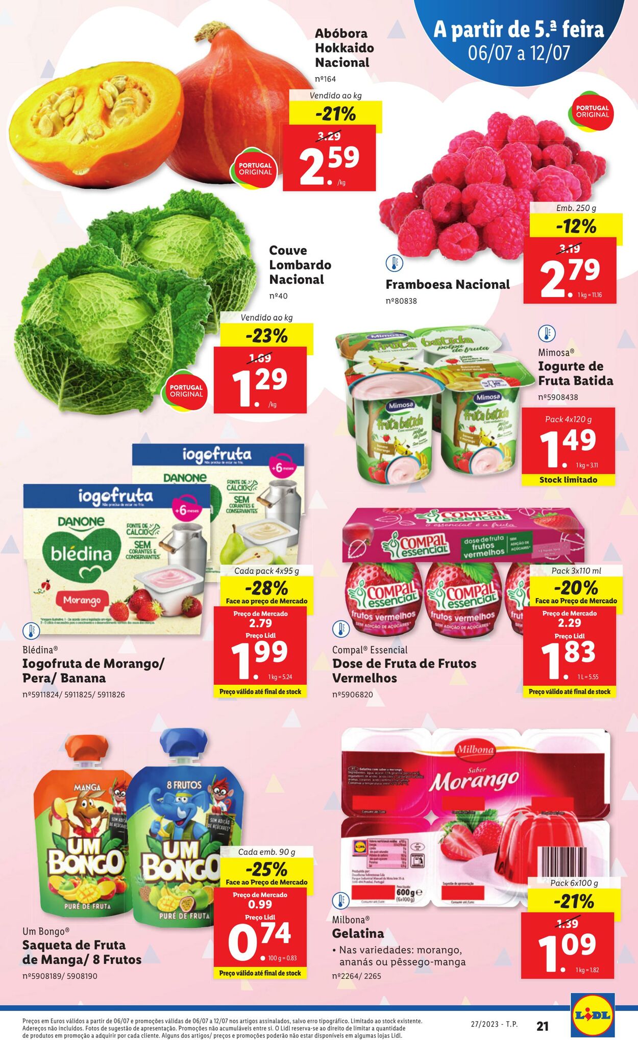 Folheto Lidl 06.07.2023 - 13.07.2023