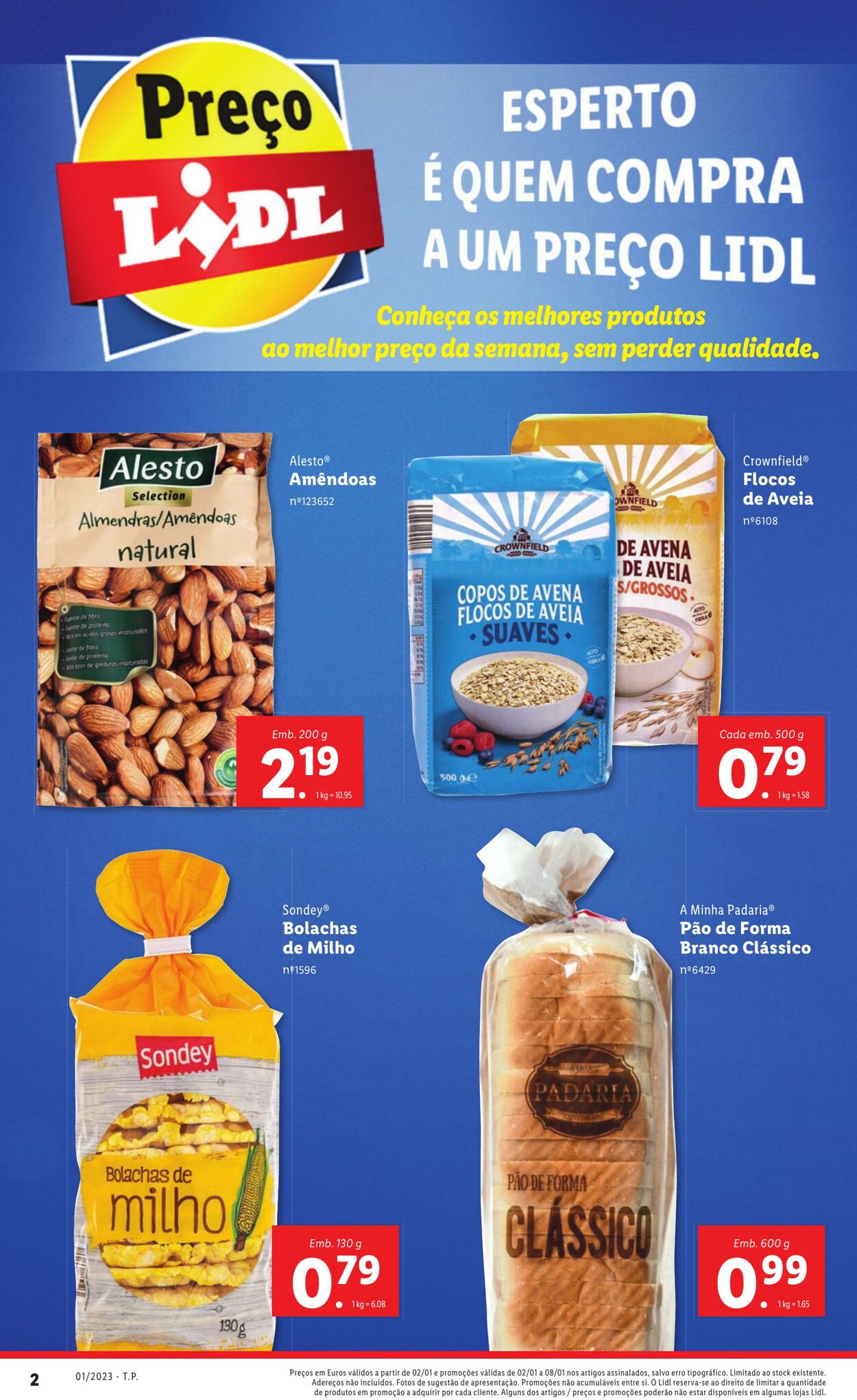 Folheto Lidl 02.01.2022 - 08.01.2023