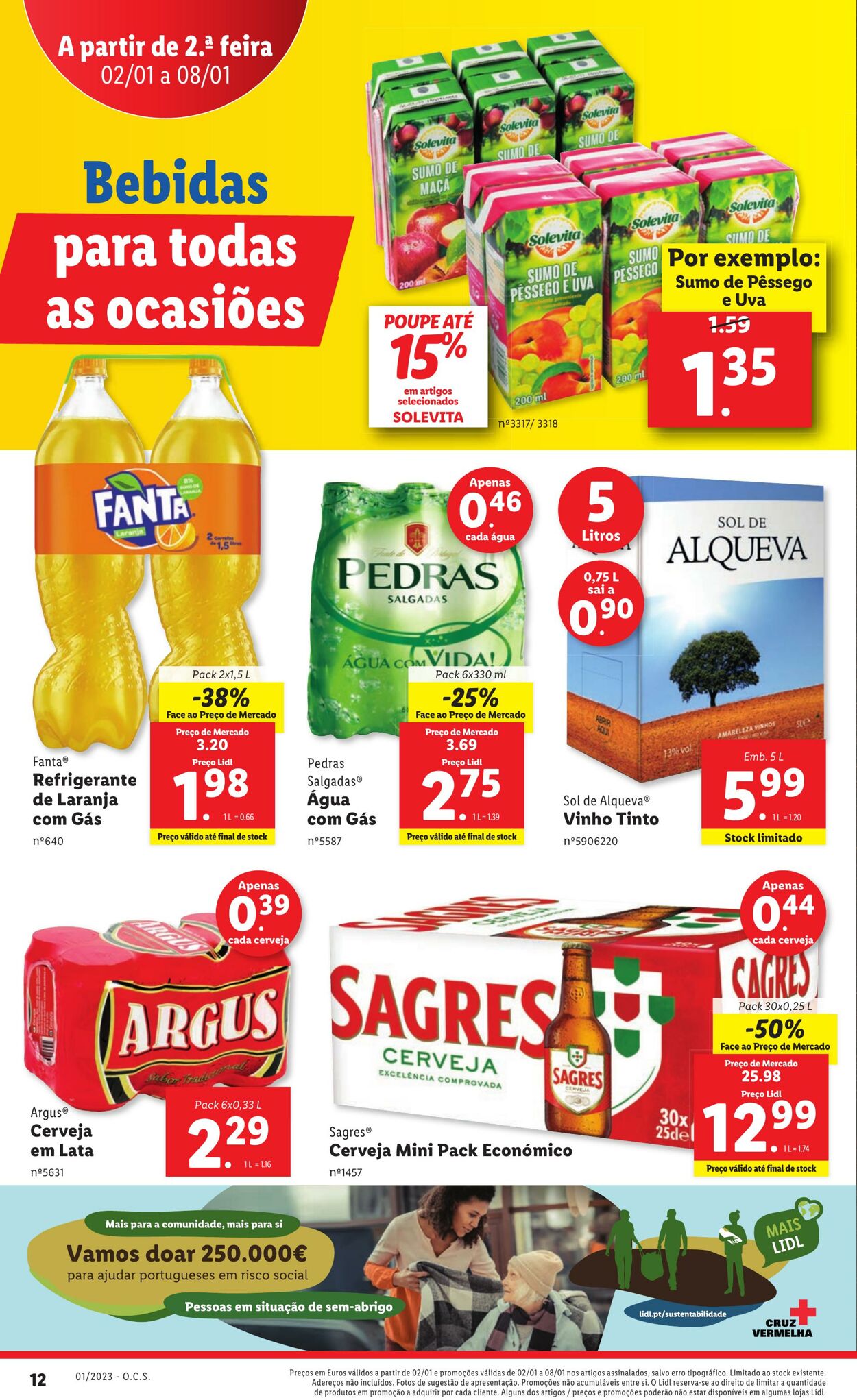 Folheto Lidl 02.01.2022 - 08.01.2023