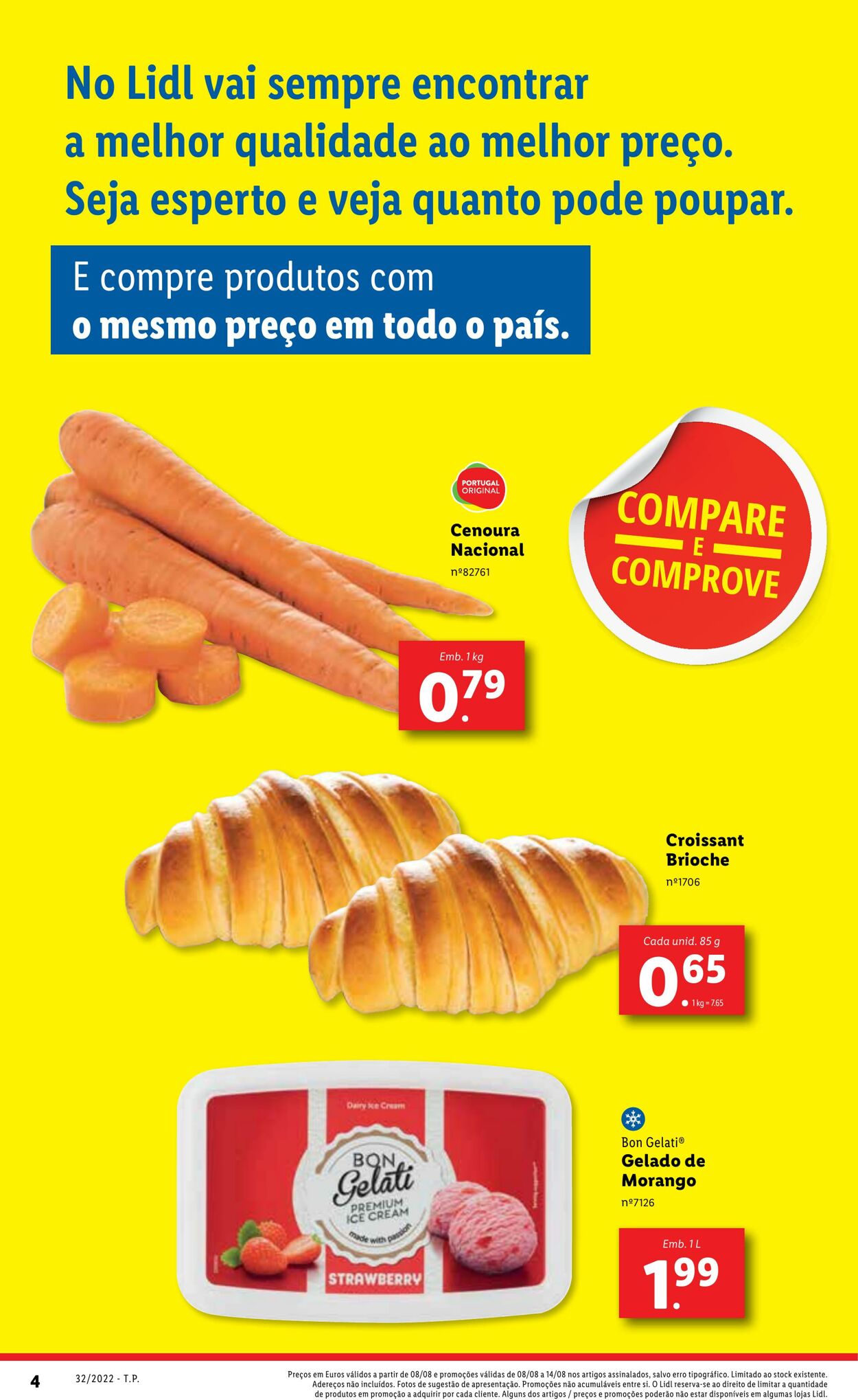 Folheto Lidl 08.08.2022 - 14.08.2022