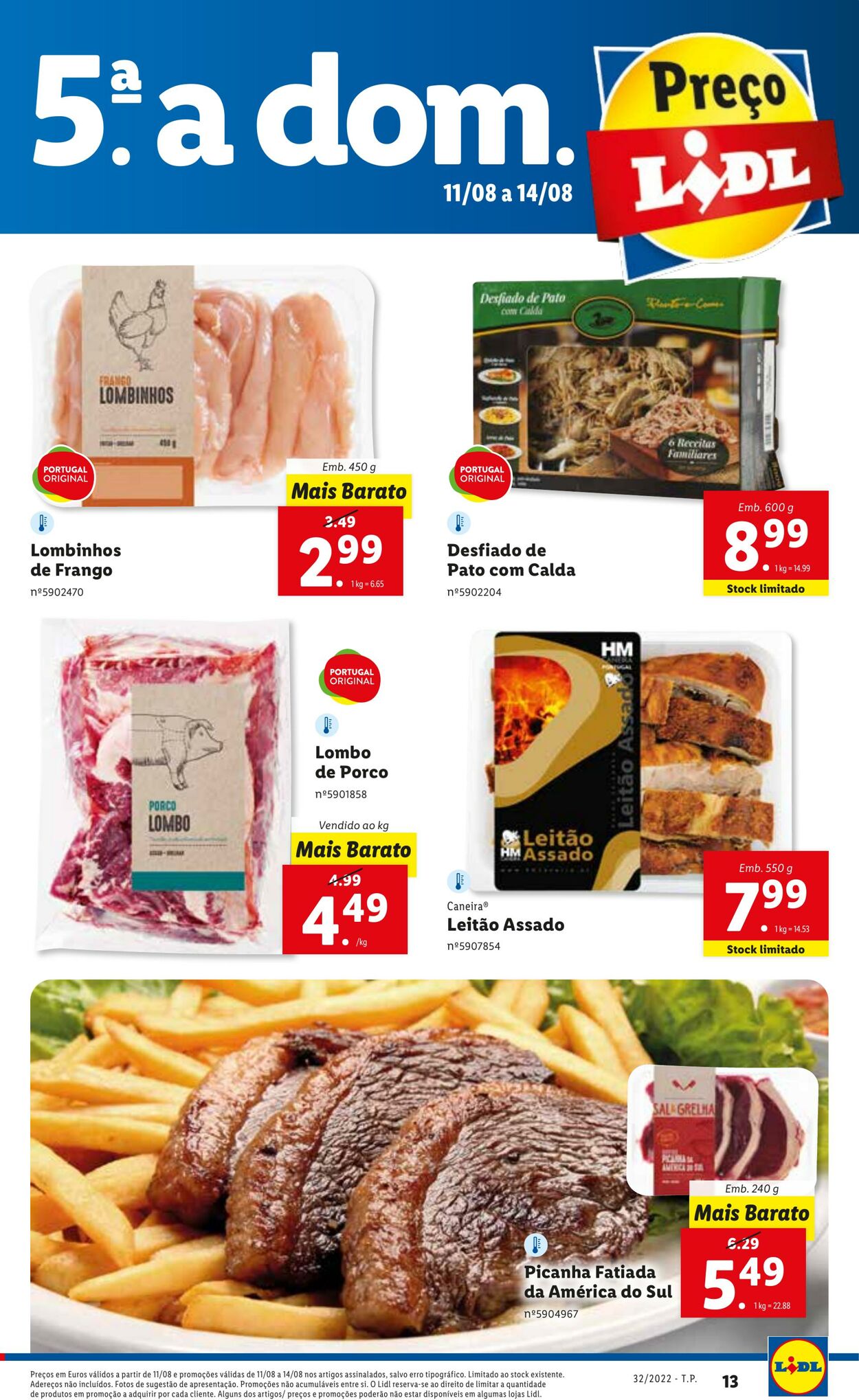 Folheto Lidl 08.08.2022 - 14.08.2022