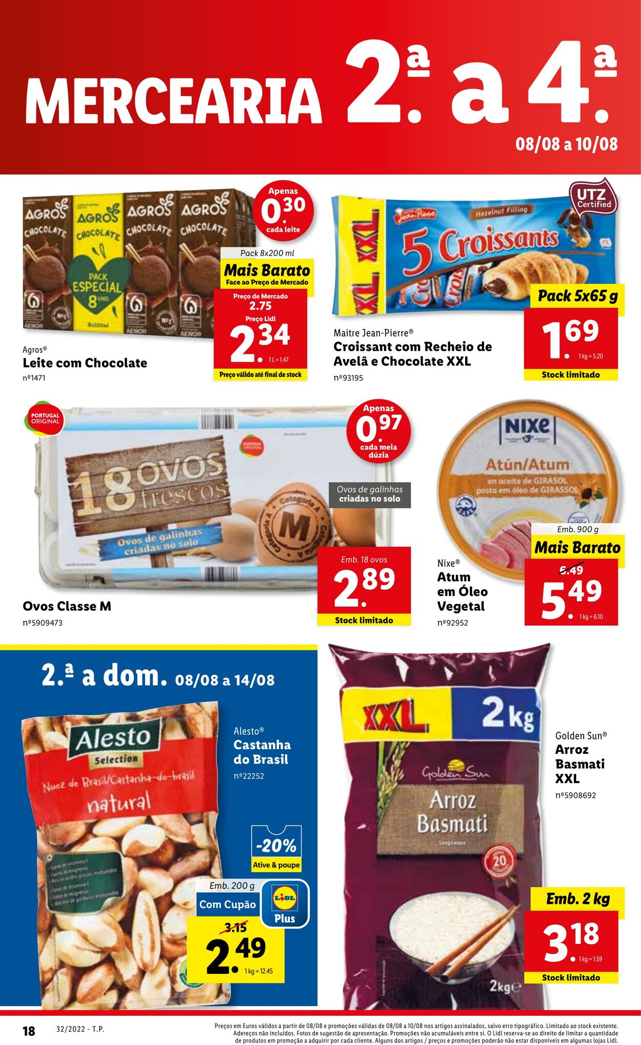 Folheto Lidl 08.08.2022 - 14.08.2022