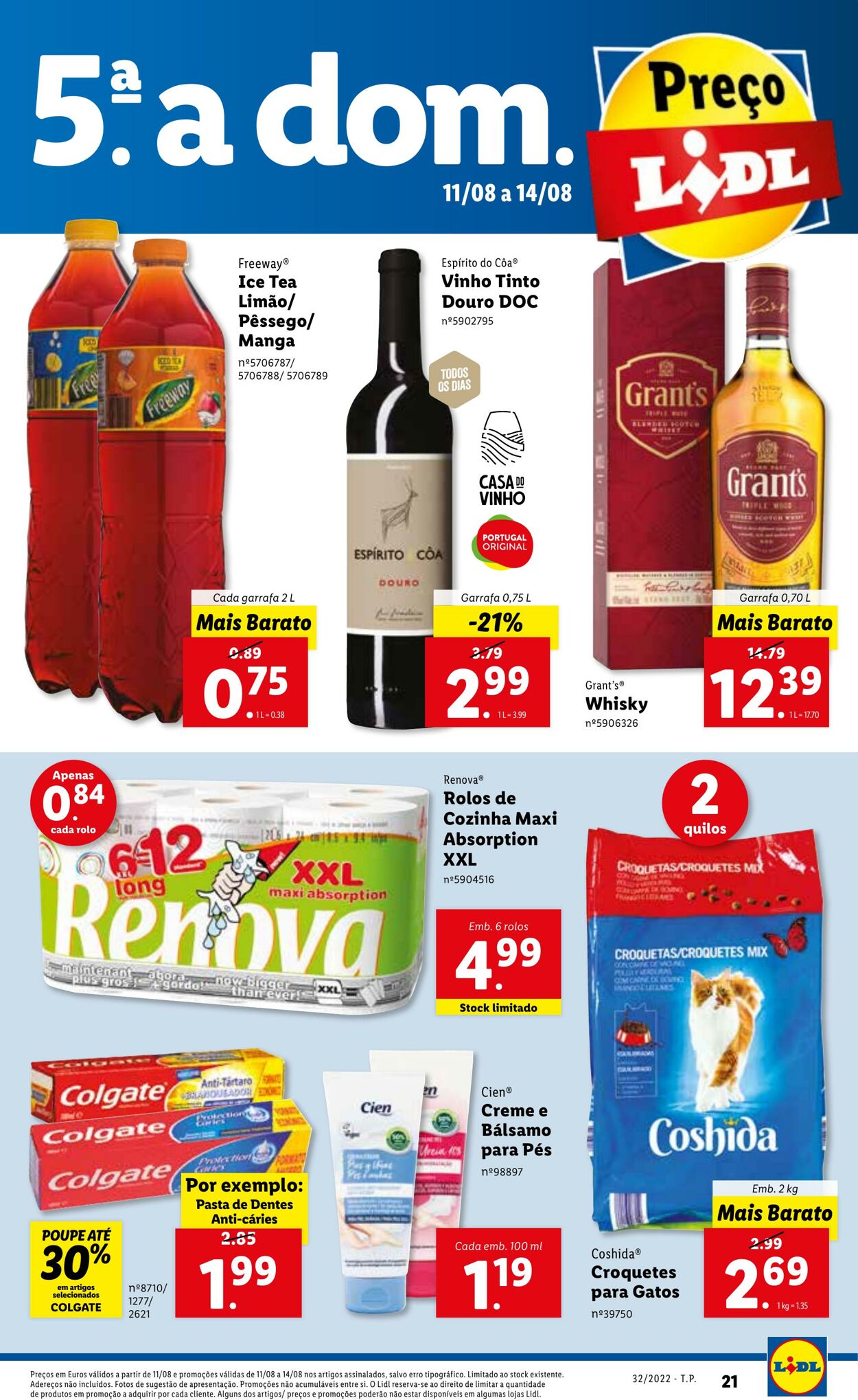 Folheto Lidl 08.08.2022 - 14.08.2022