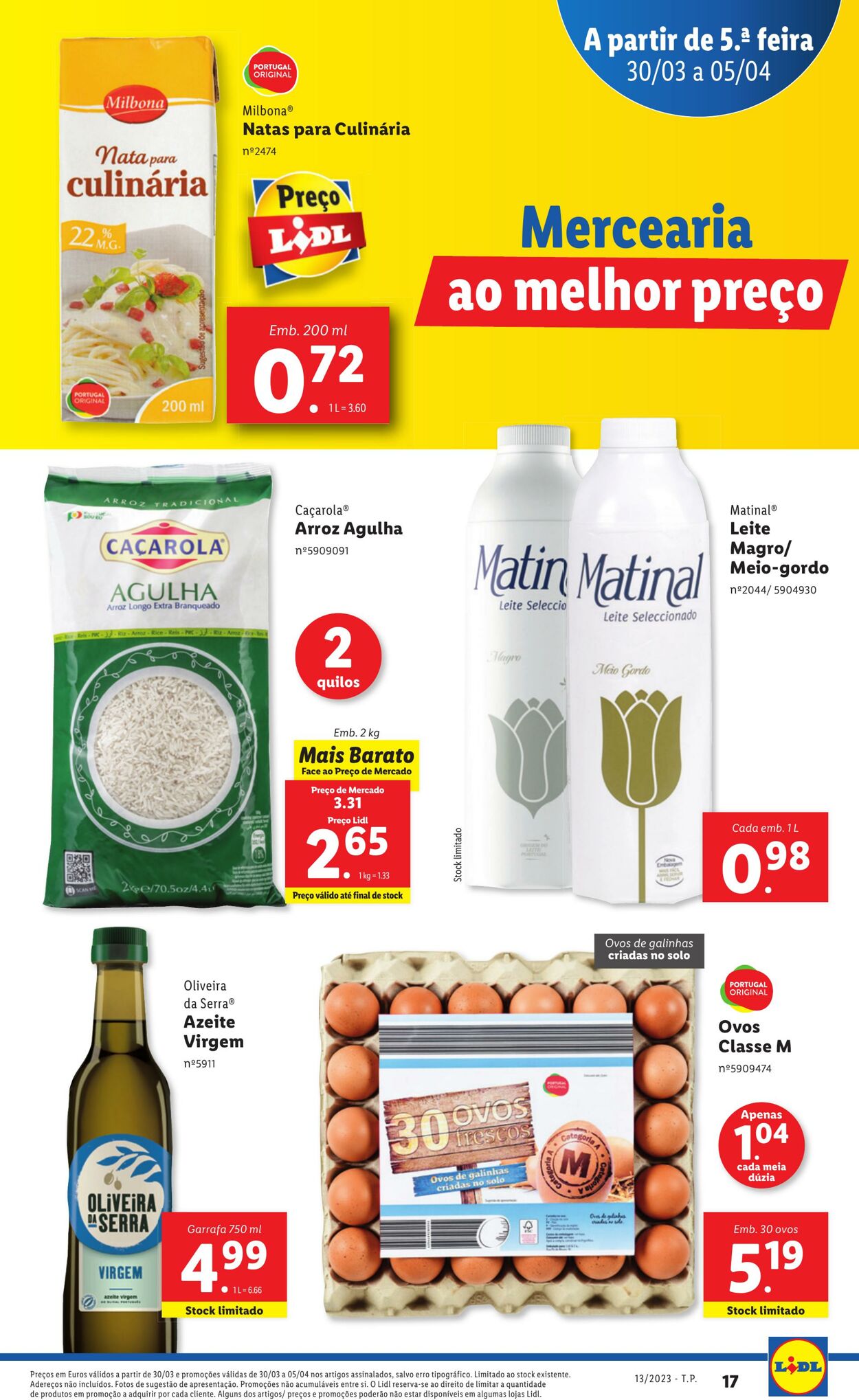 Folheto Lidl 30.03.2023 - 05.04.2023