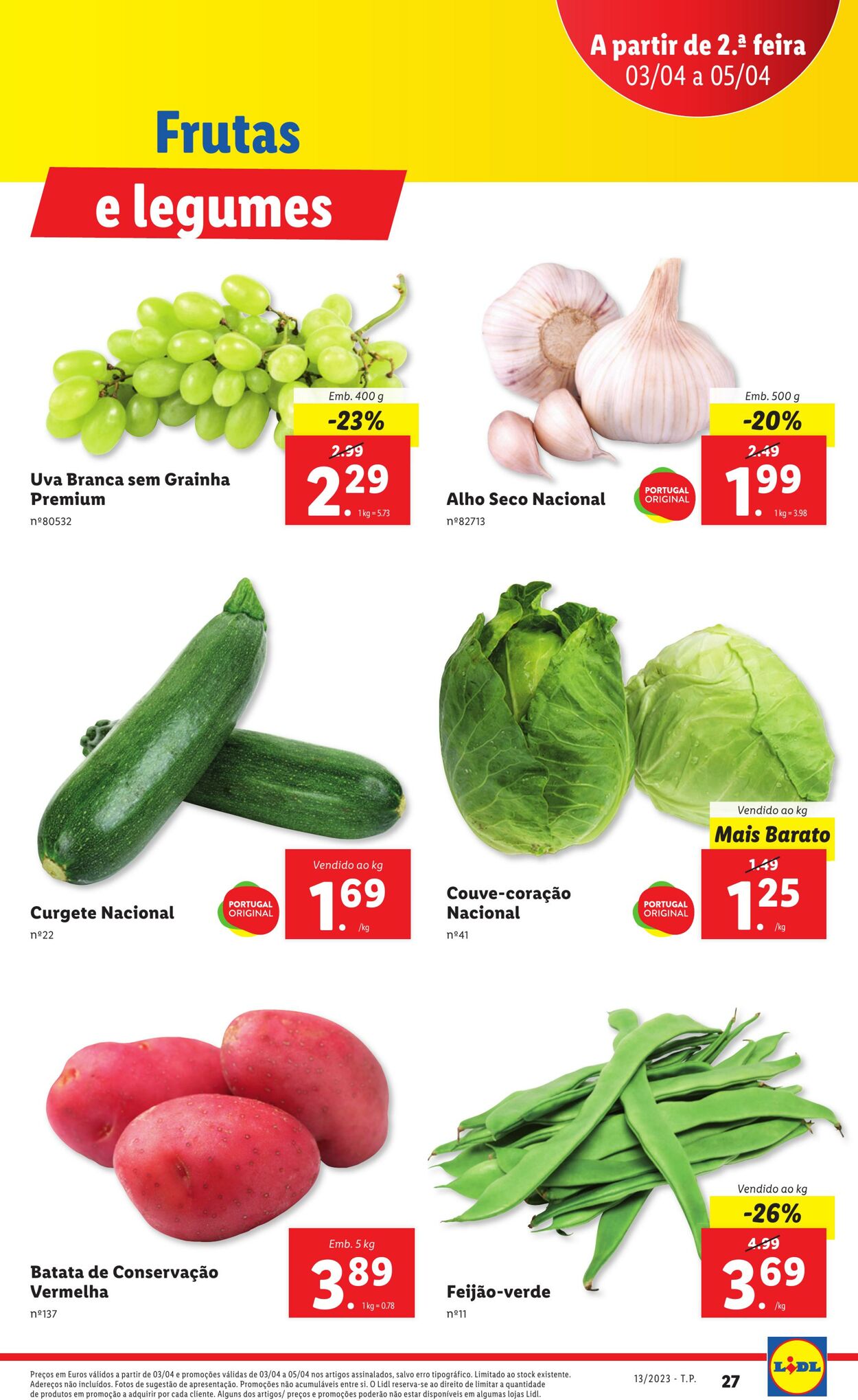 Folheto Lidl 30.03.2023 - 05.04.2023