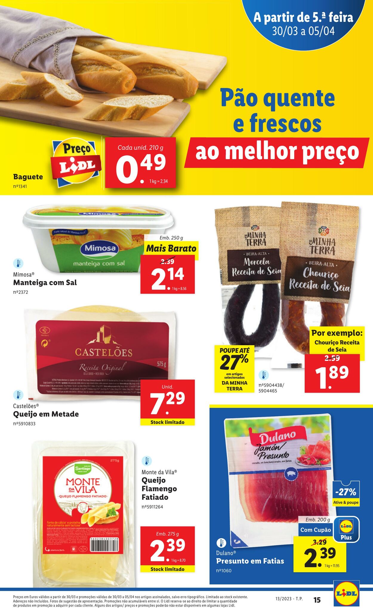 Folheto Lidl 30.03.2023 - 05.04.2023