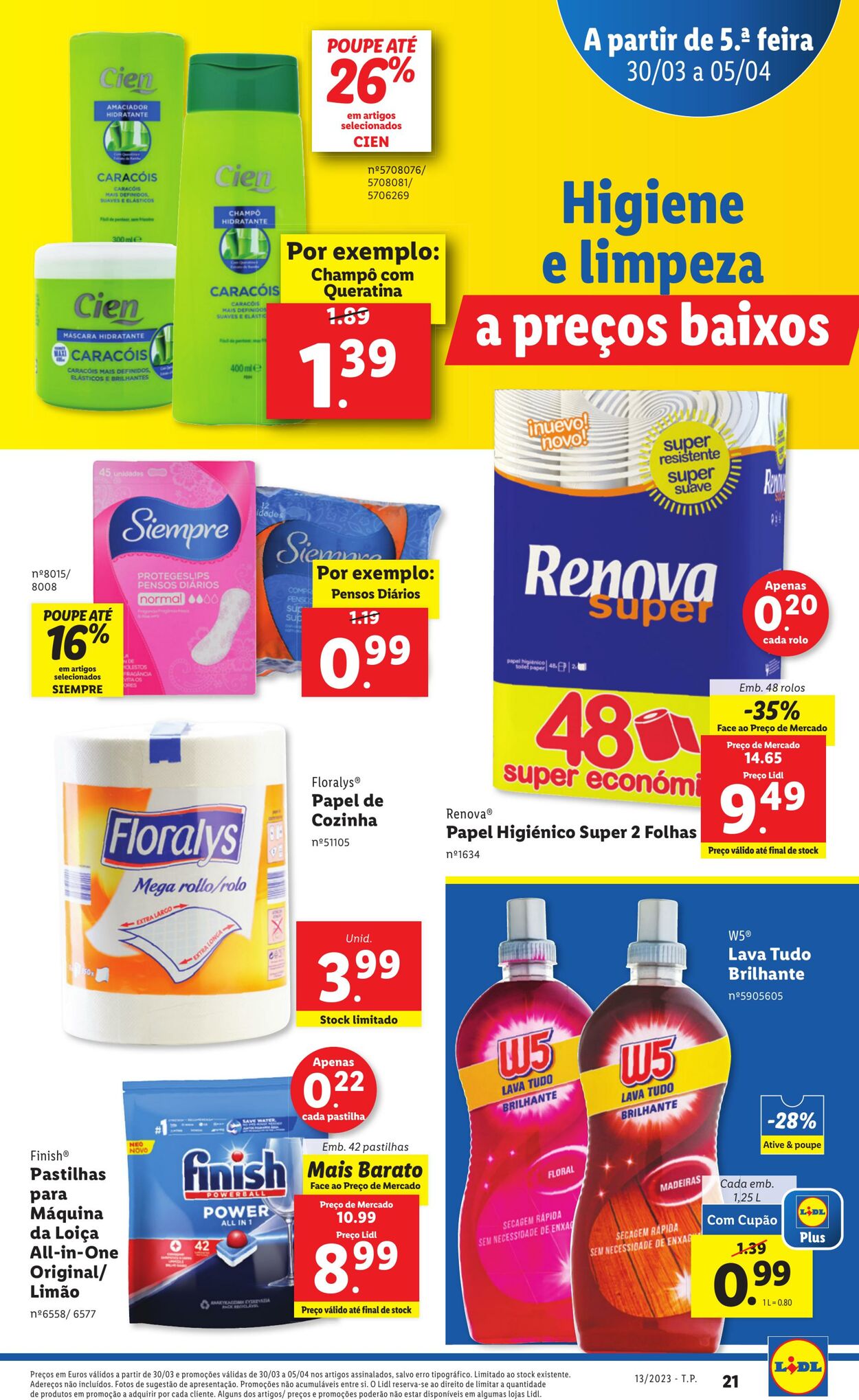 Folheto Lidl 30.03.2023 - 05.04.2023