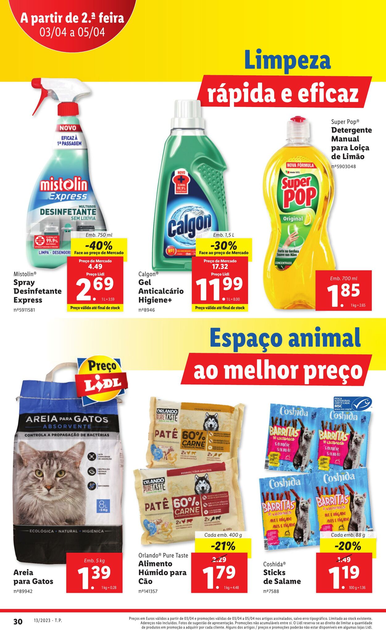 Folheto Lidl 30.03.2023 - 05.04.2023