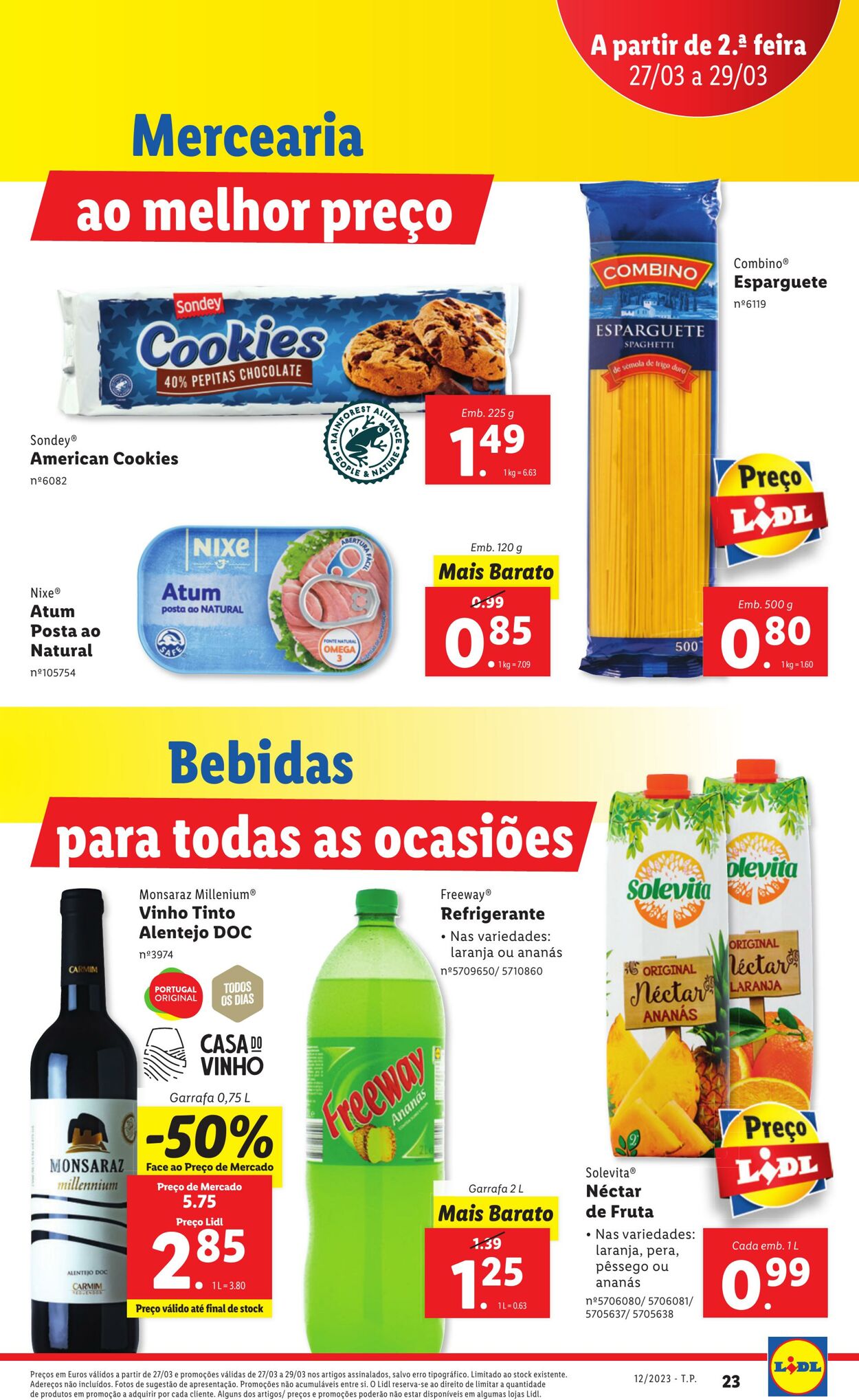 Folheto Lidl 23.03.2023 - 29.03.2023