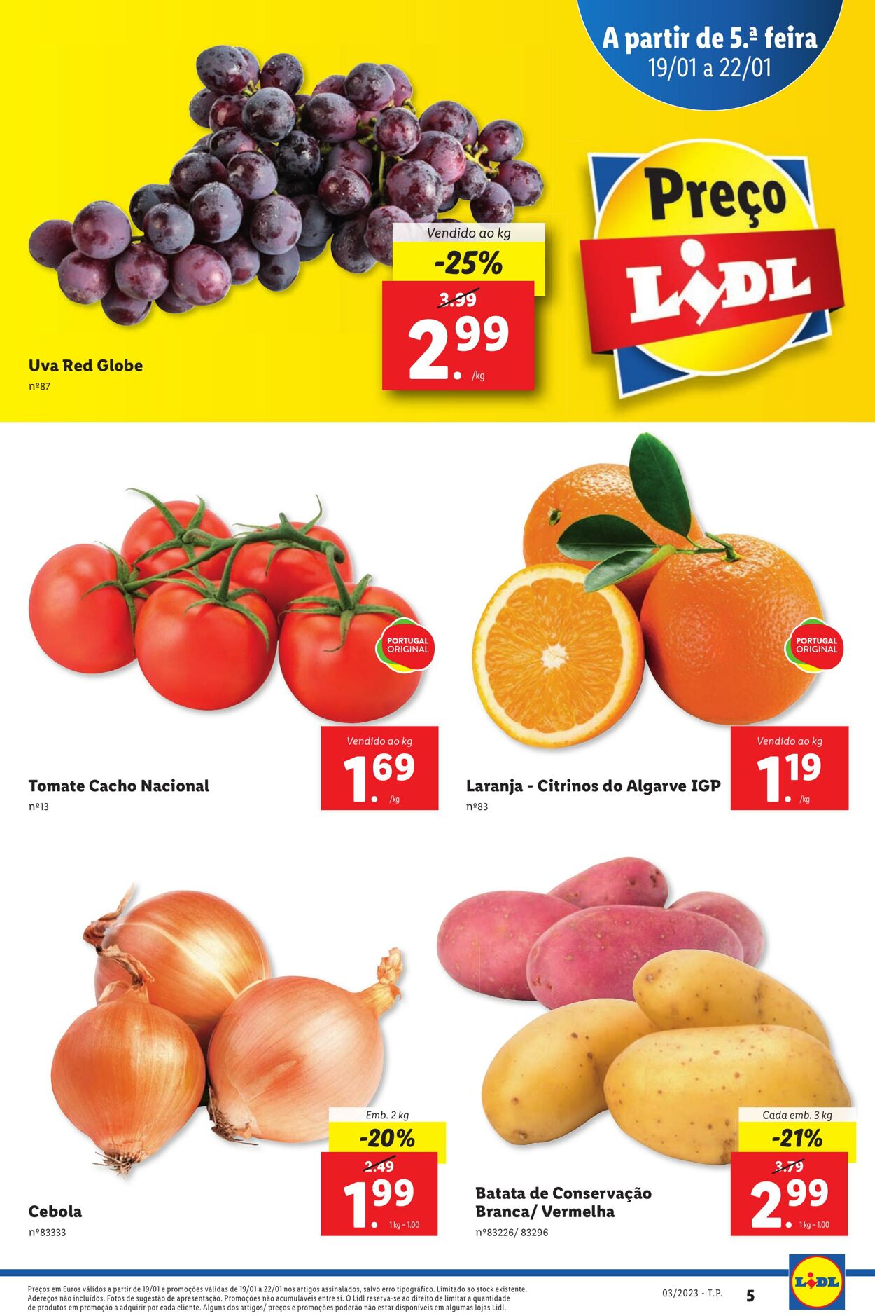 Folheto Lidl 16.01.2023 - 22.01.2023