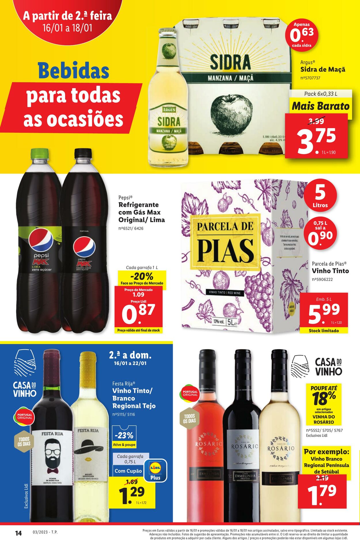 Folheto Lidl 16.01.2023 - 22.01.2023