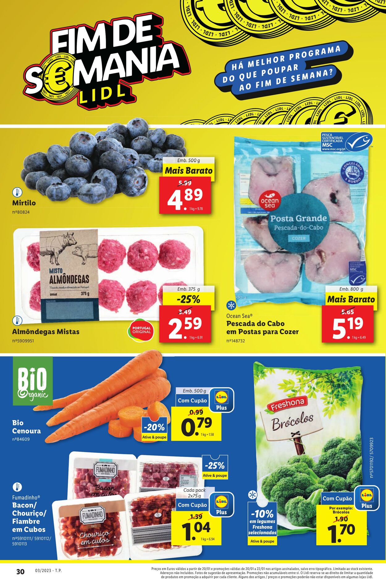 Folheto Lidl 16.01.2023 - 22.01.2023